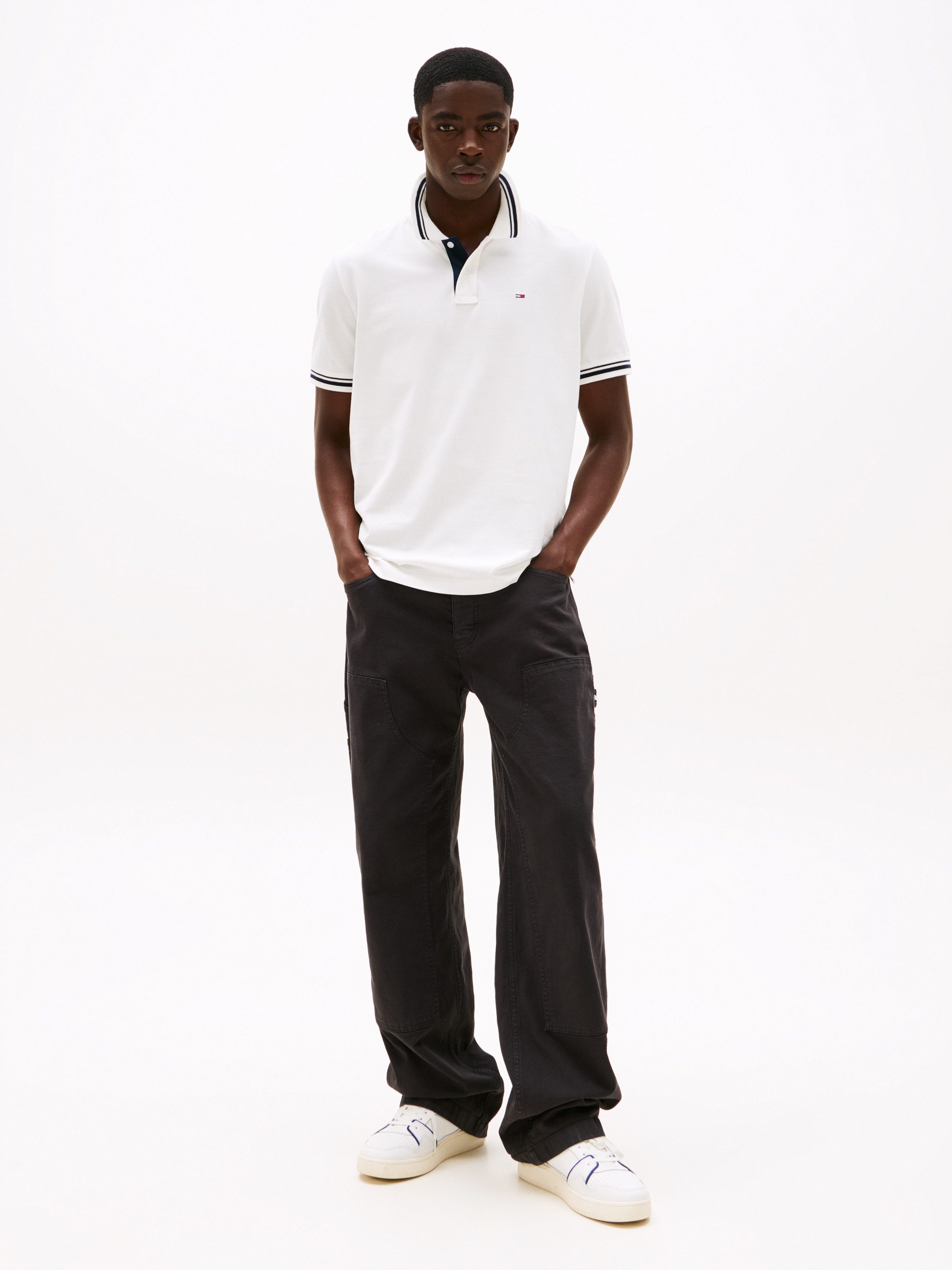 TOMMY JEANS Poloshirt TJM REG TIPPED POLO EXT