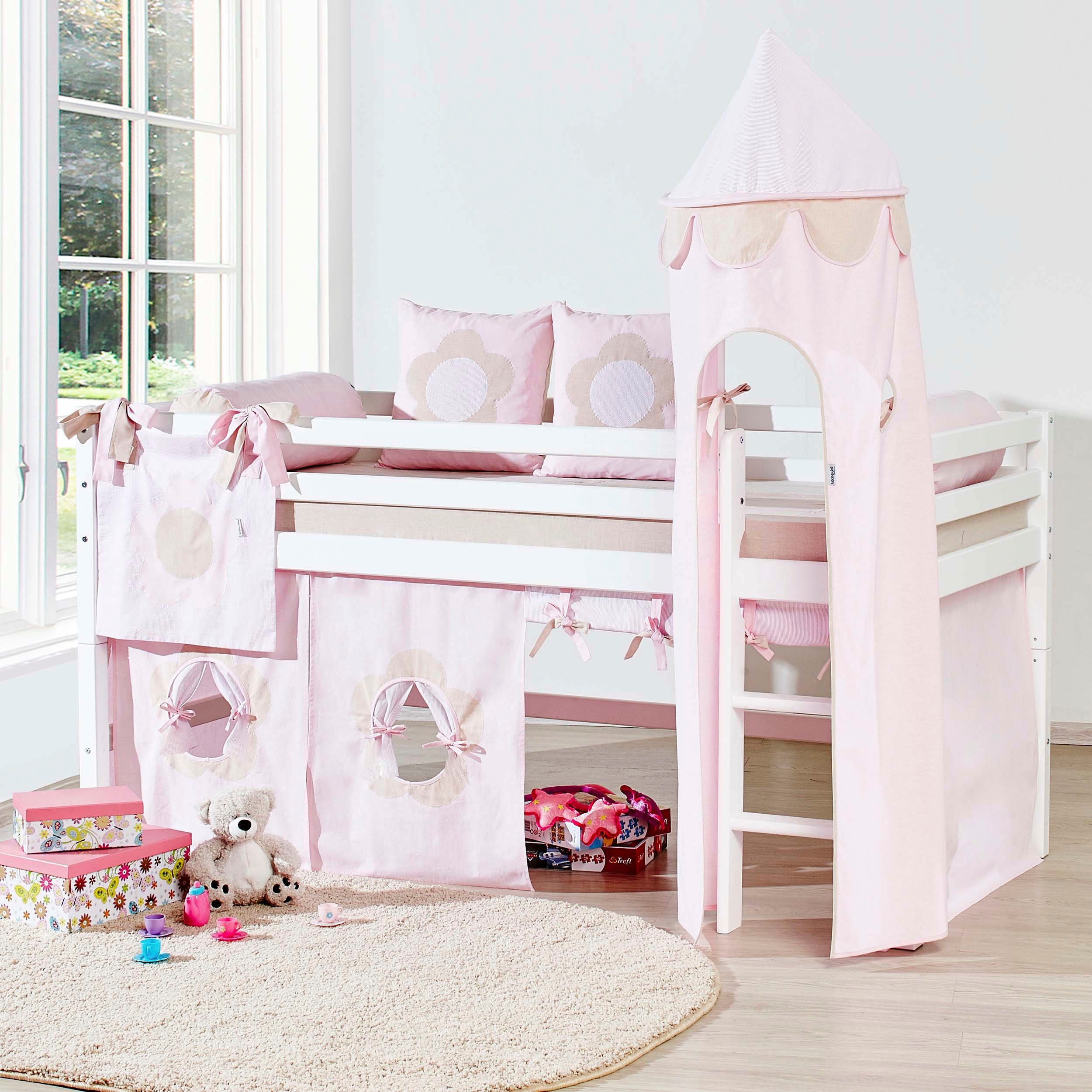 Hoppekids Bedtoren "Fairytale Flower" Bedtoren voor hoogslaper / speelbed