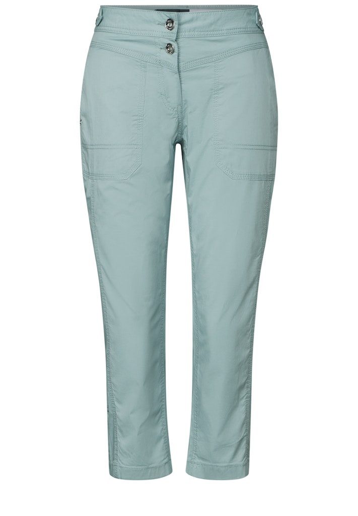 Cecil Capribroek Stijl New York met knoopdetails op de boord