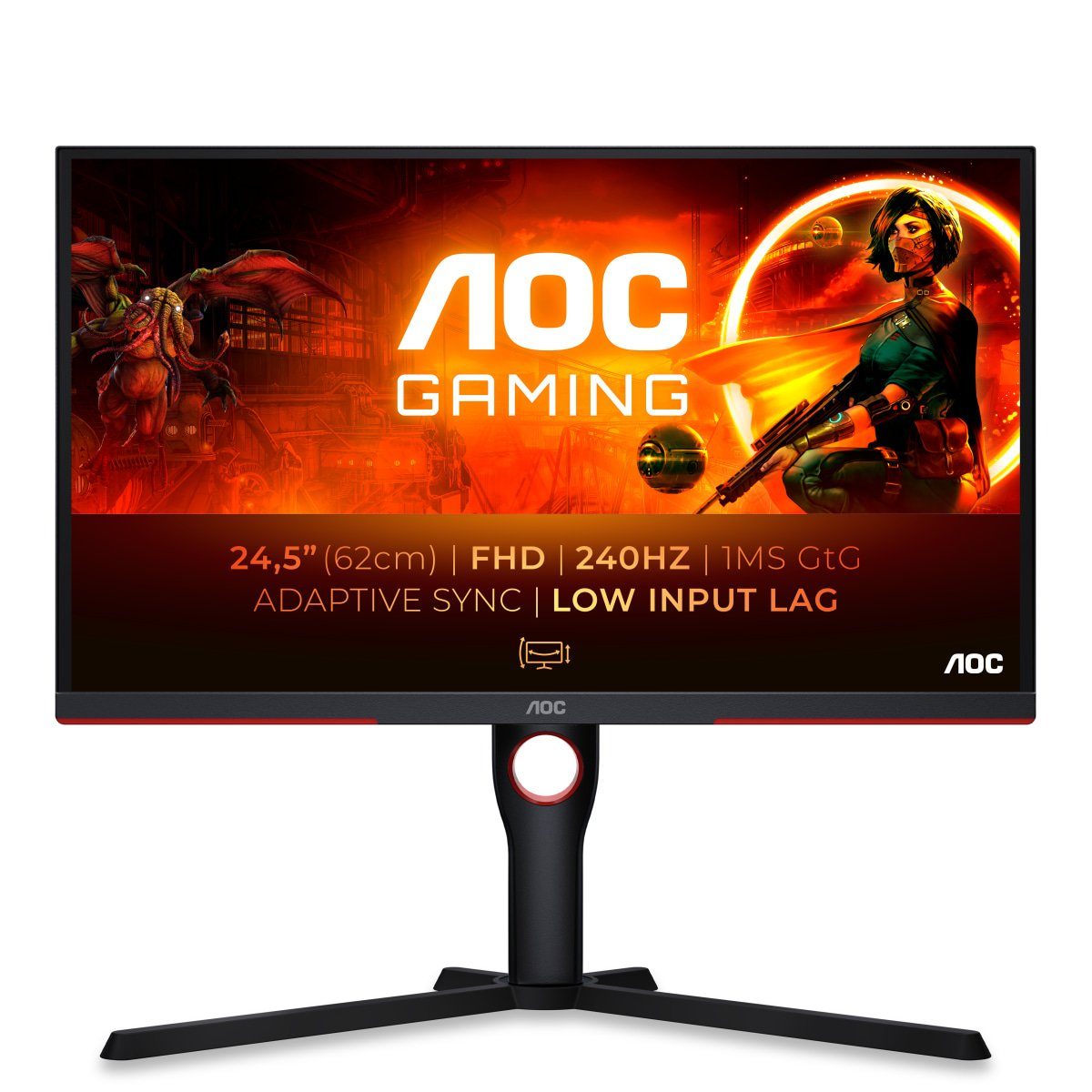 AOC Gaming-monitor 25G3ZM/BK, 62,2 cm / 25", Full HD