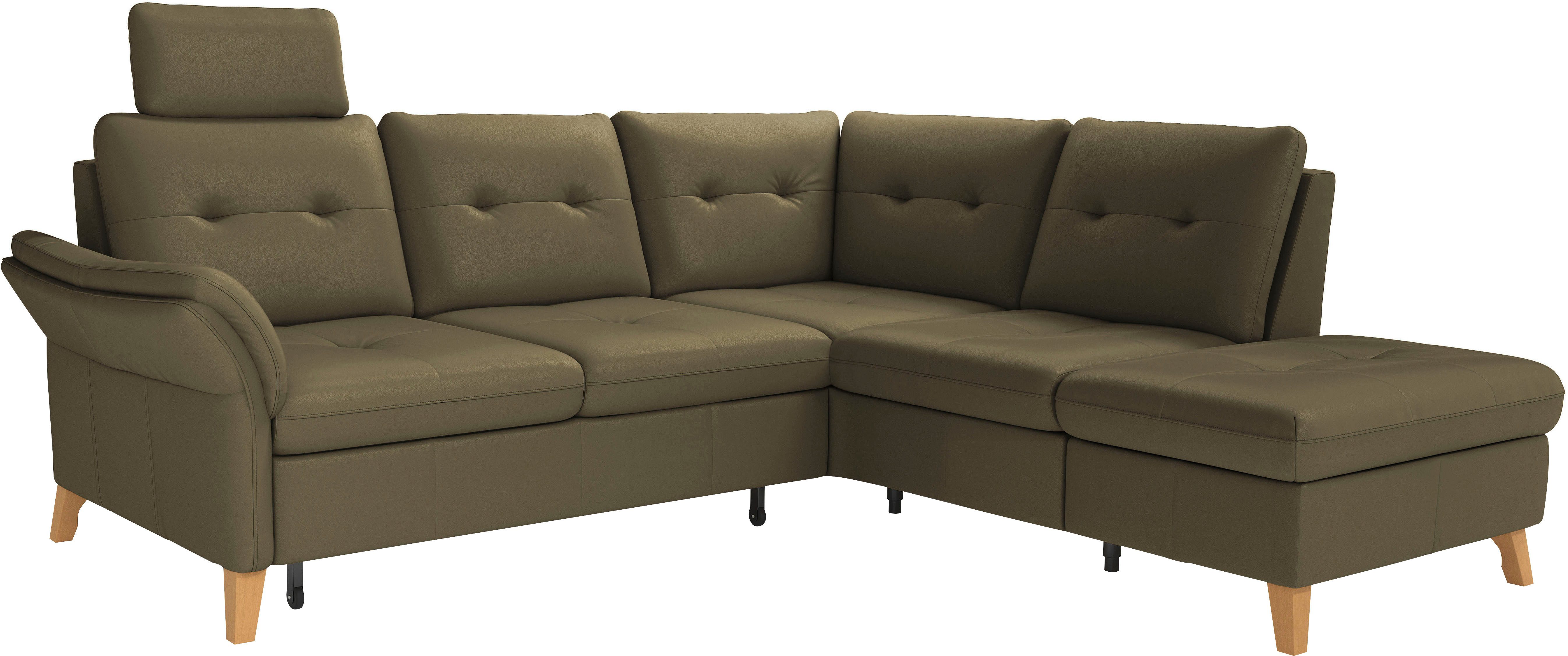 sit&more Hoekbank Göteborg inclusief zitdiepteverstelling, optioneel met bedfunctie & bedlade