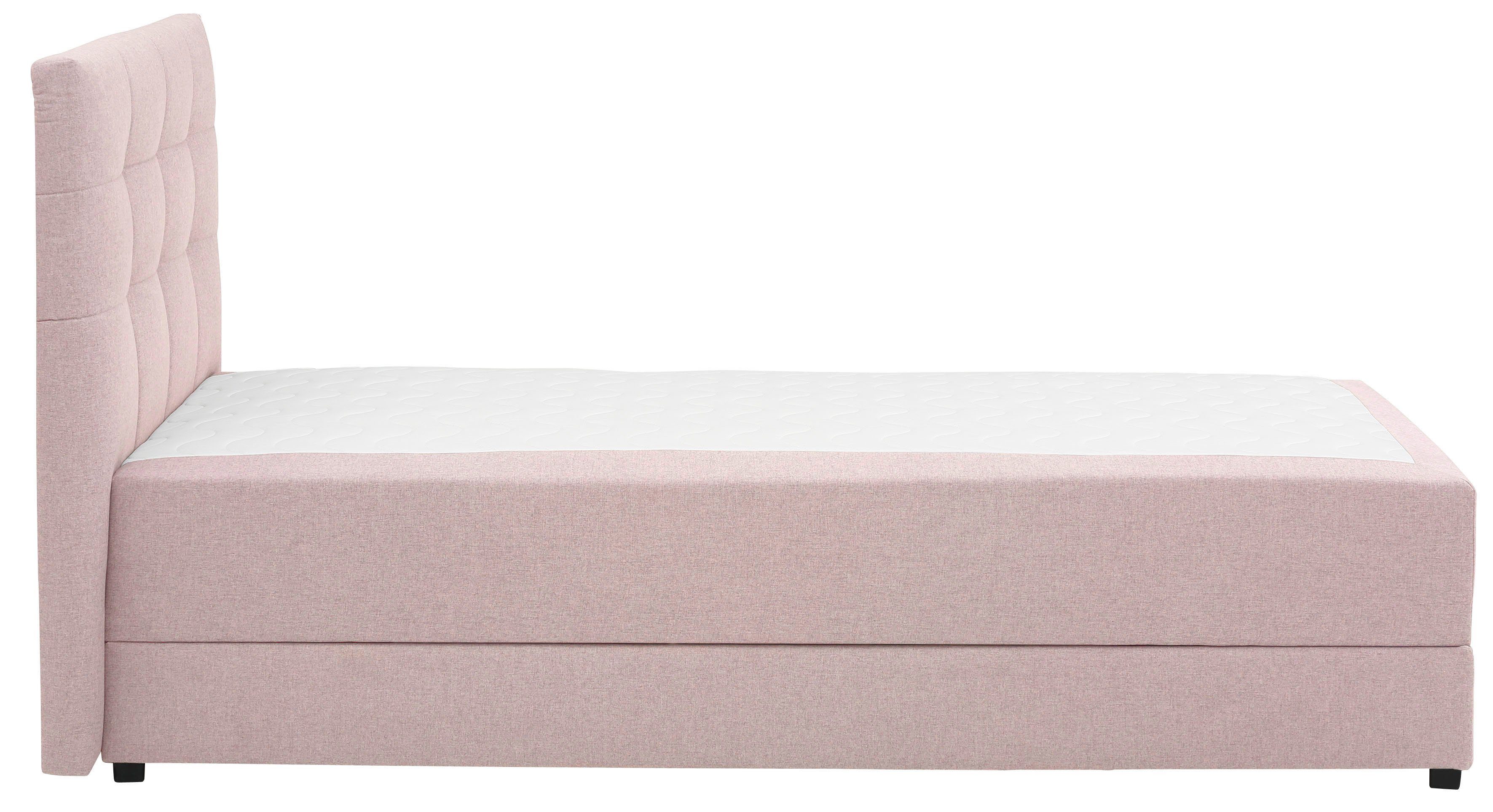Lüttenhütt Boxspring Mieke incl. bedkist en topmatras, bekleding geïmpregneerd, 2 breedtes