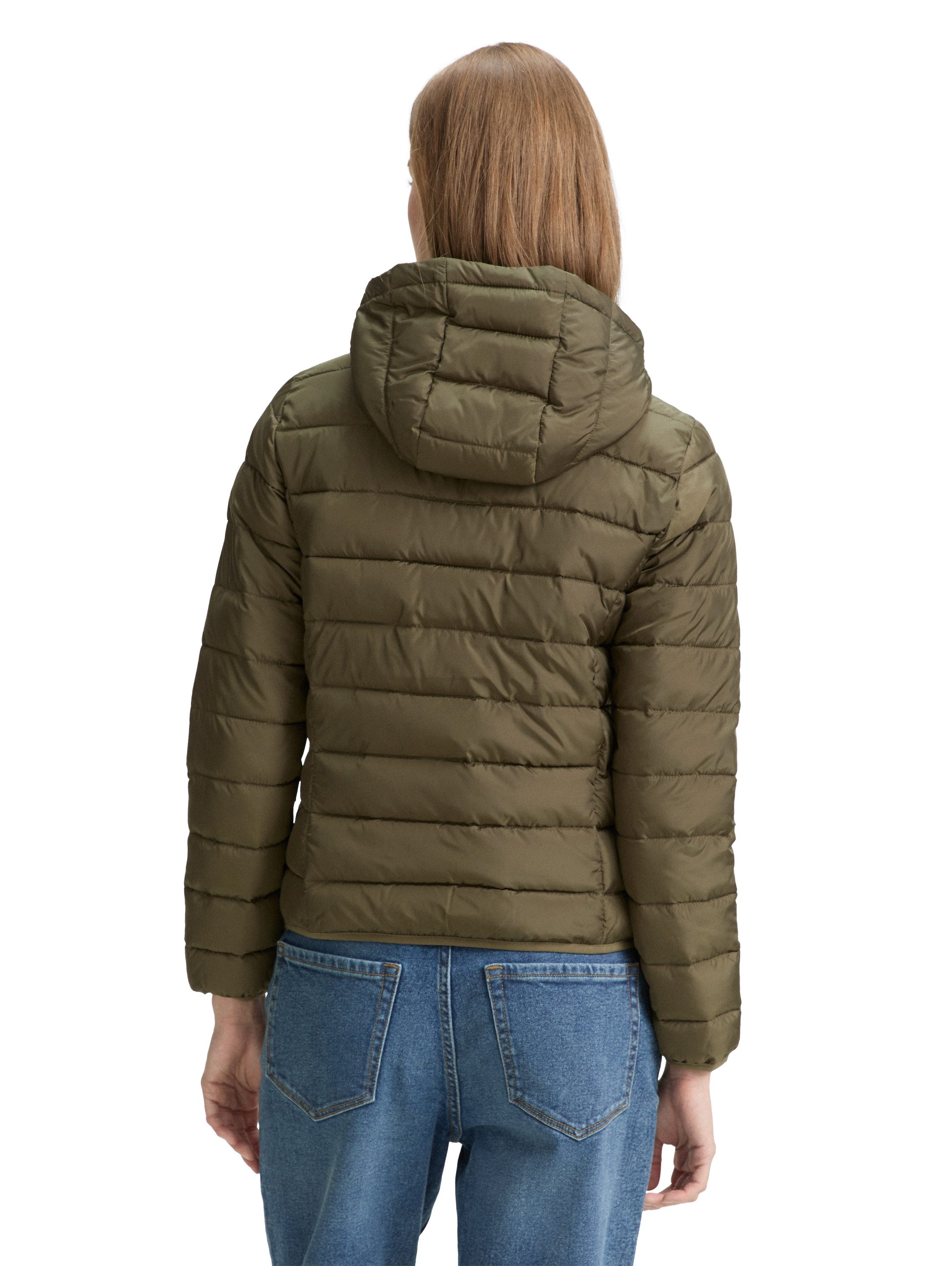 Tom Tailor Denim Gewatteerde jas met een capuchon