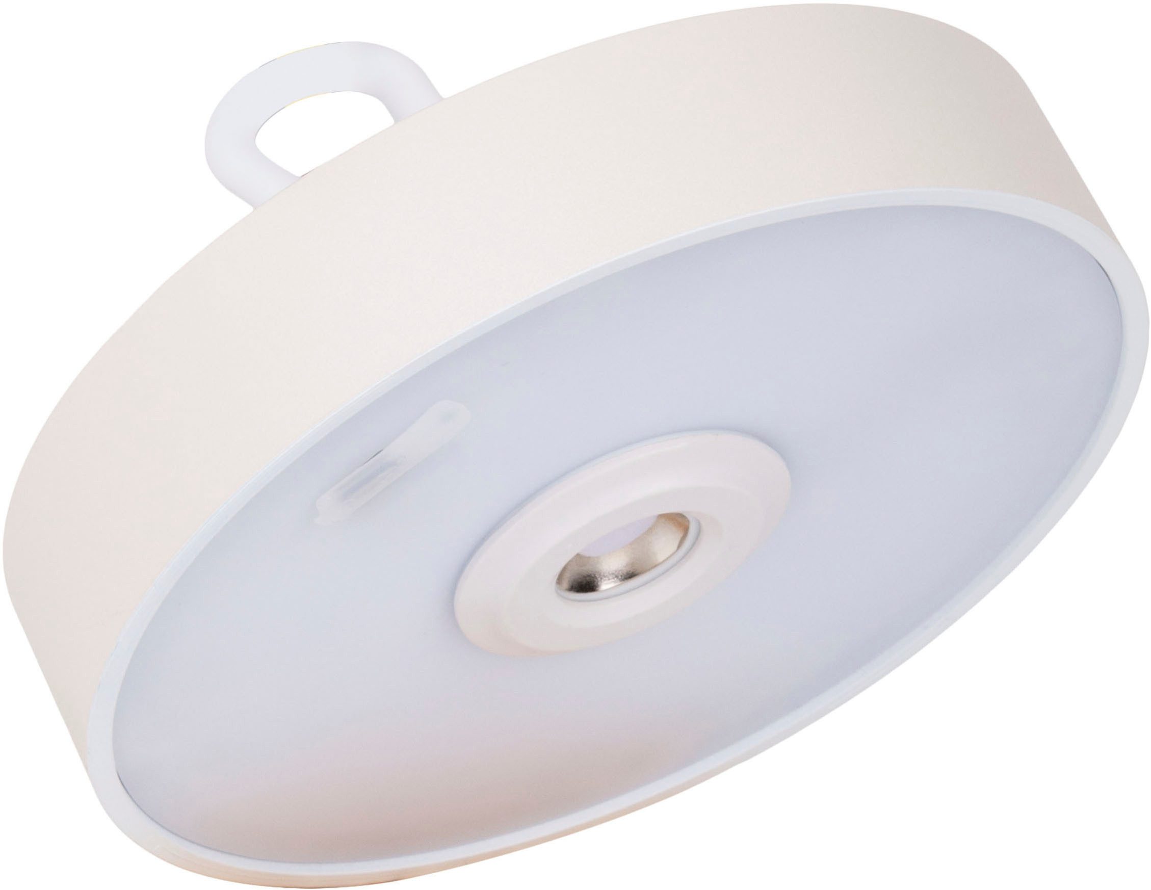 Home affaire Led-tafellamp Charmont met houten voet, afneembare hoofdkant als hanglamp te gebruiken oplaadbaar, incl. accu + usb-kabel, hoofdeinde magnetisch, afneembaar, hout (1 stuk)