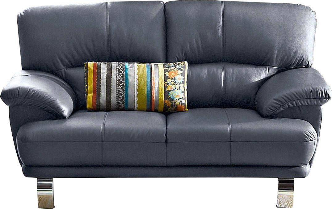 TRENDMANUFAKTUR 2-zitsbank Cecillia, in Italiaans design, comfortabel grijs, 2-zitsbanken