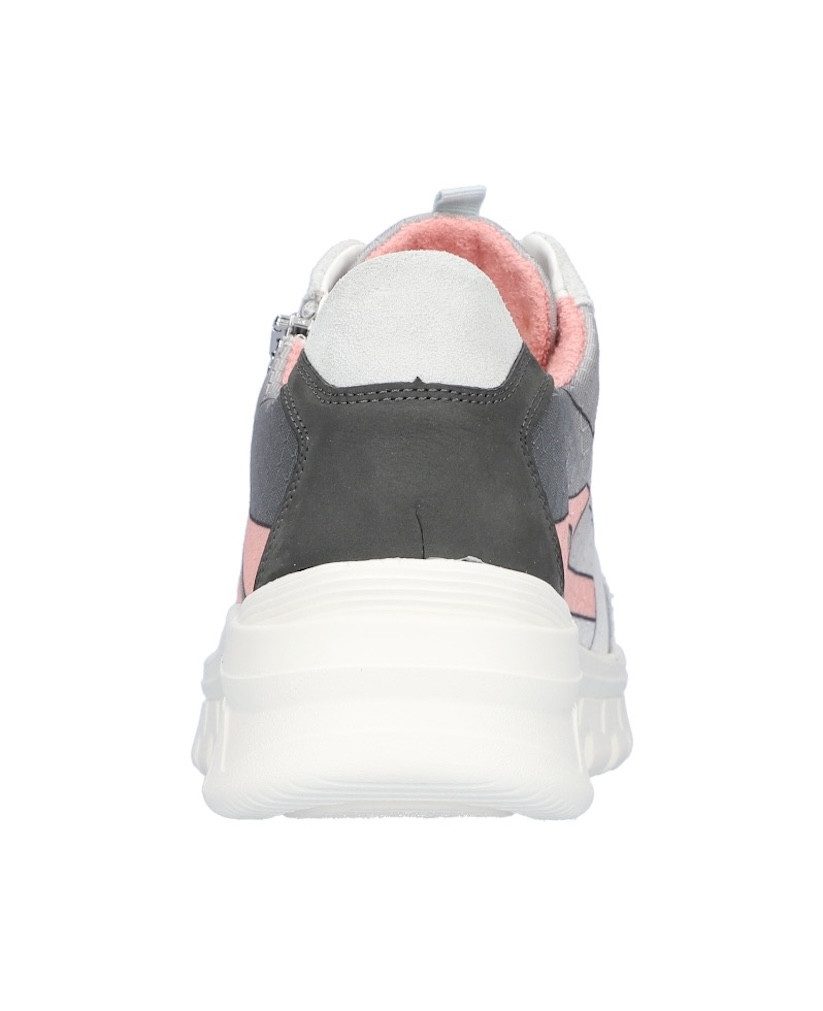 Waldläufer Sneakers met sleehak H-BIGGI , veterschoenen, lage schoen, vrijetijdsschoen met contrastnaad, breedte h