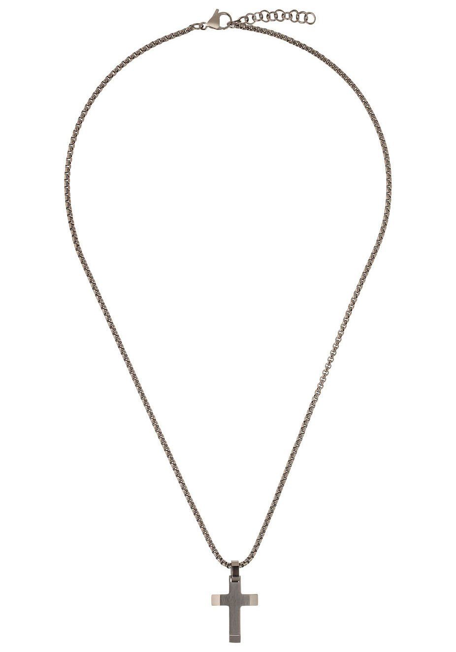 s.Oliver RED LABEL Junior Ketting met hanger Kruis, 2035807 met zirkoon (synthetisch)