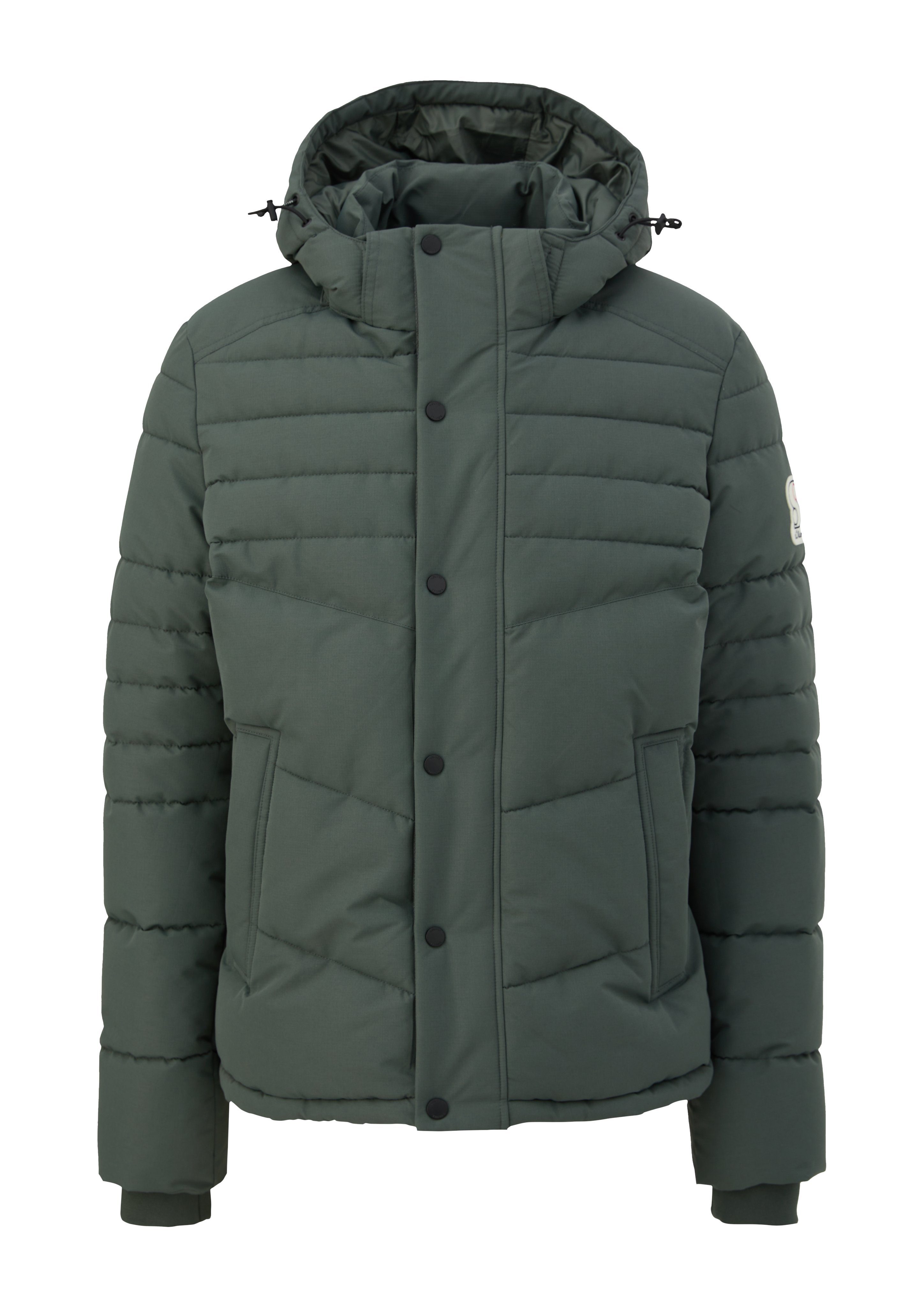 s.Oliver Outdoorjack met label-patch op de arm