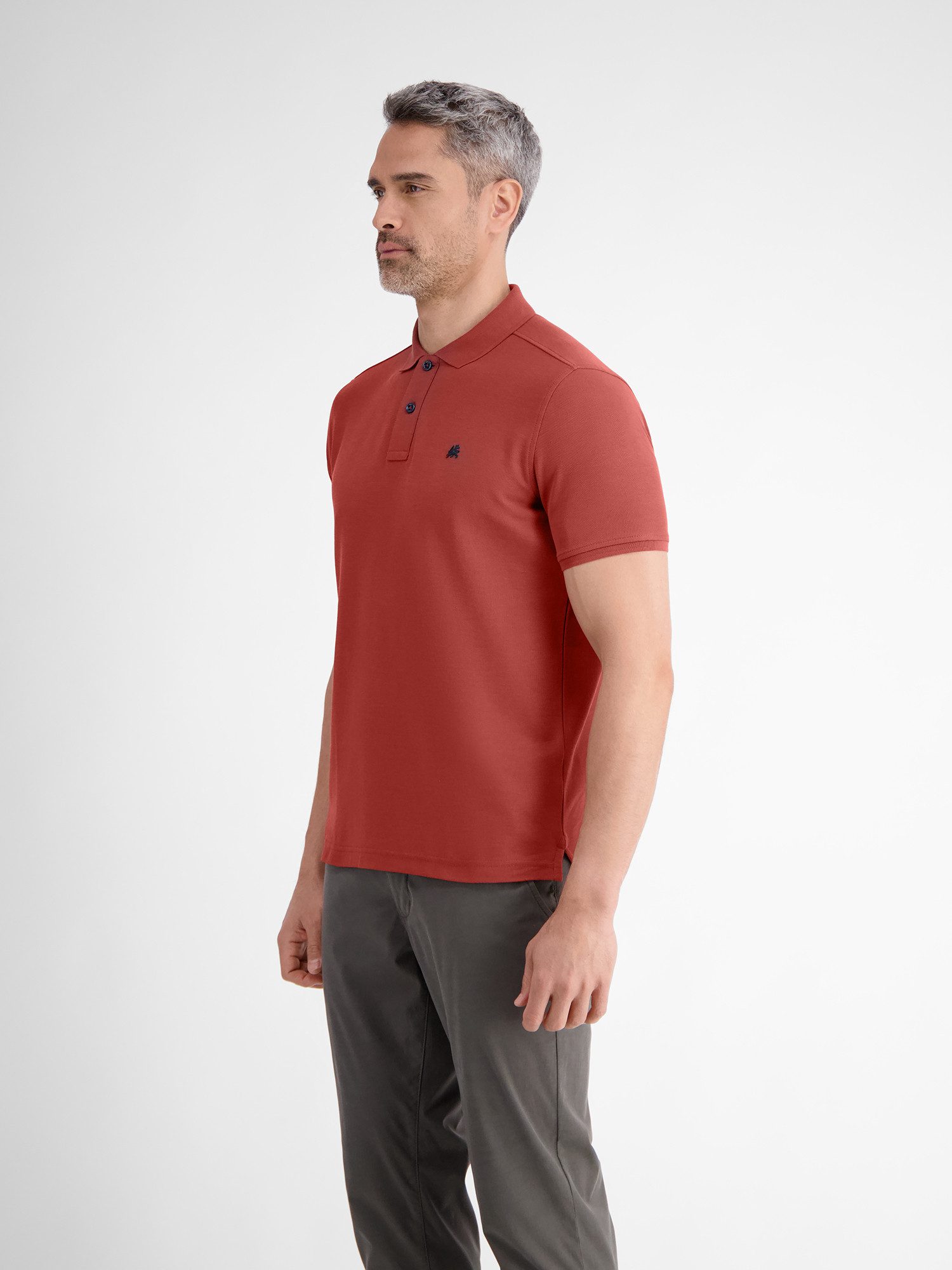Lerros Poloshirt LERROS klassieke polostijl in *Cool & Dry* piquékwaliteit