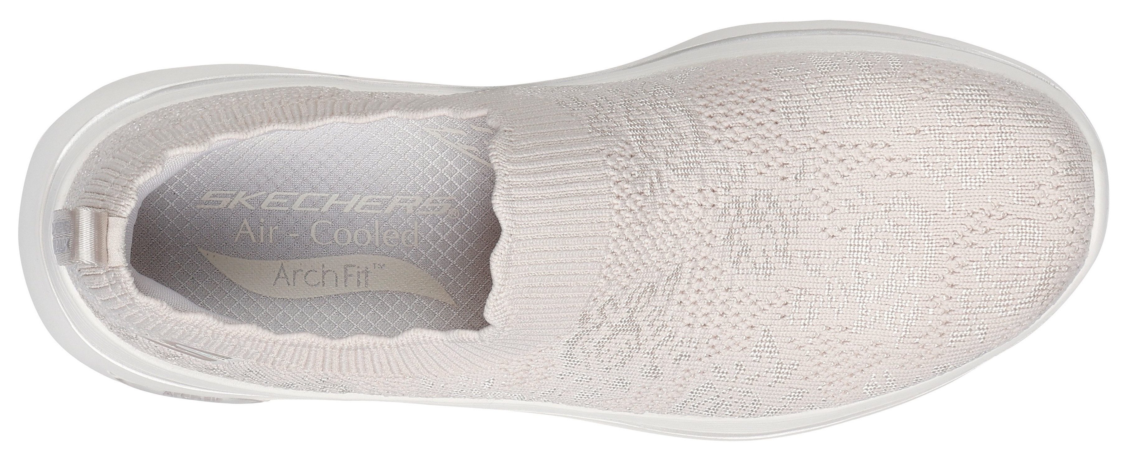 Skechers Slip-on sneakers GO WALK ARCH FIT 2.0-ROSA LINDA , trainingsschoen, veterschoen met terugverend ultra go