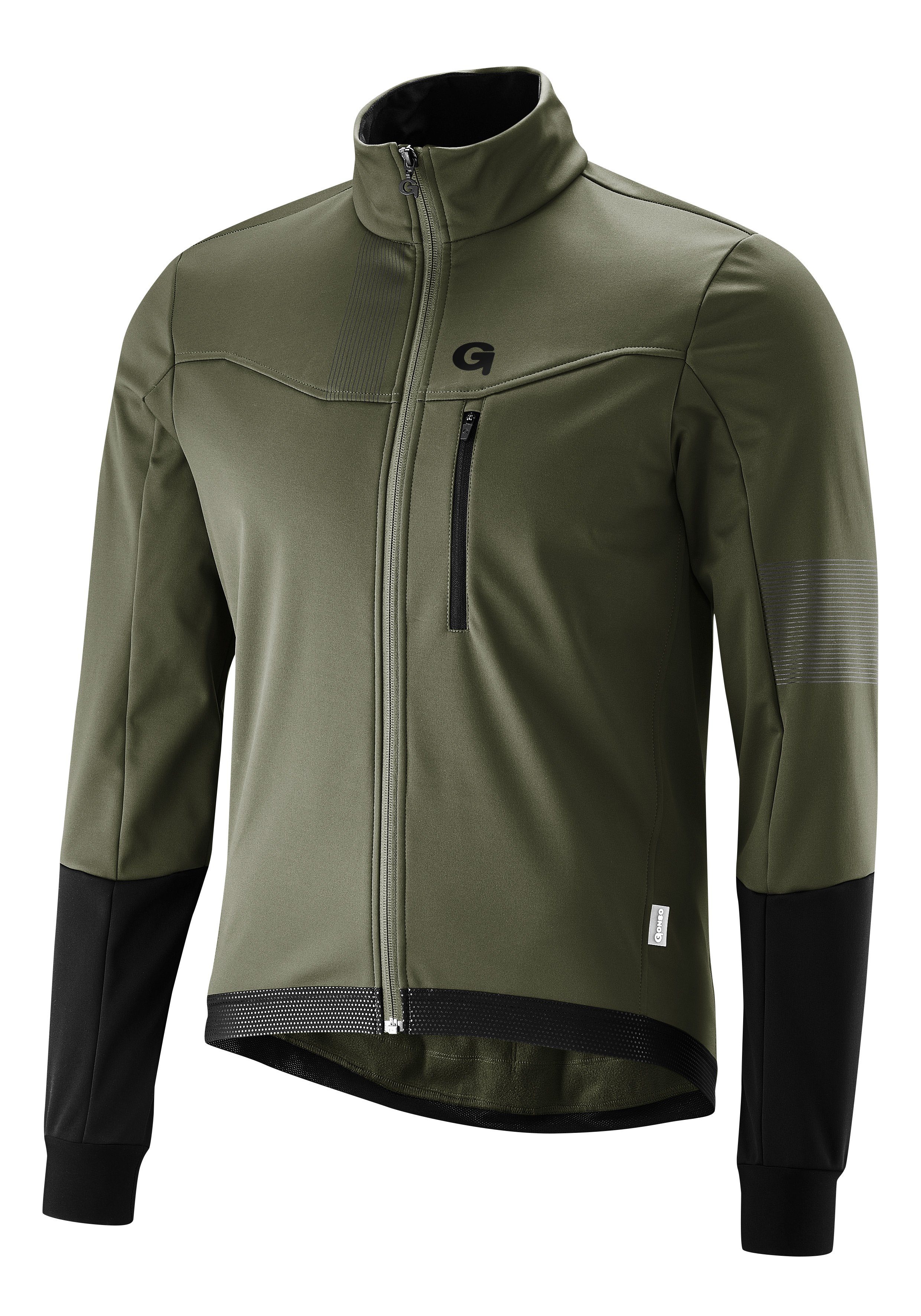 Gonso Fietsjack Valaff Heren softshell jacke windjacke ademend en waterafstotend