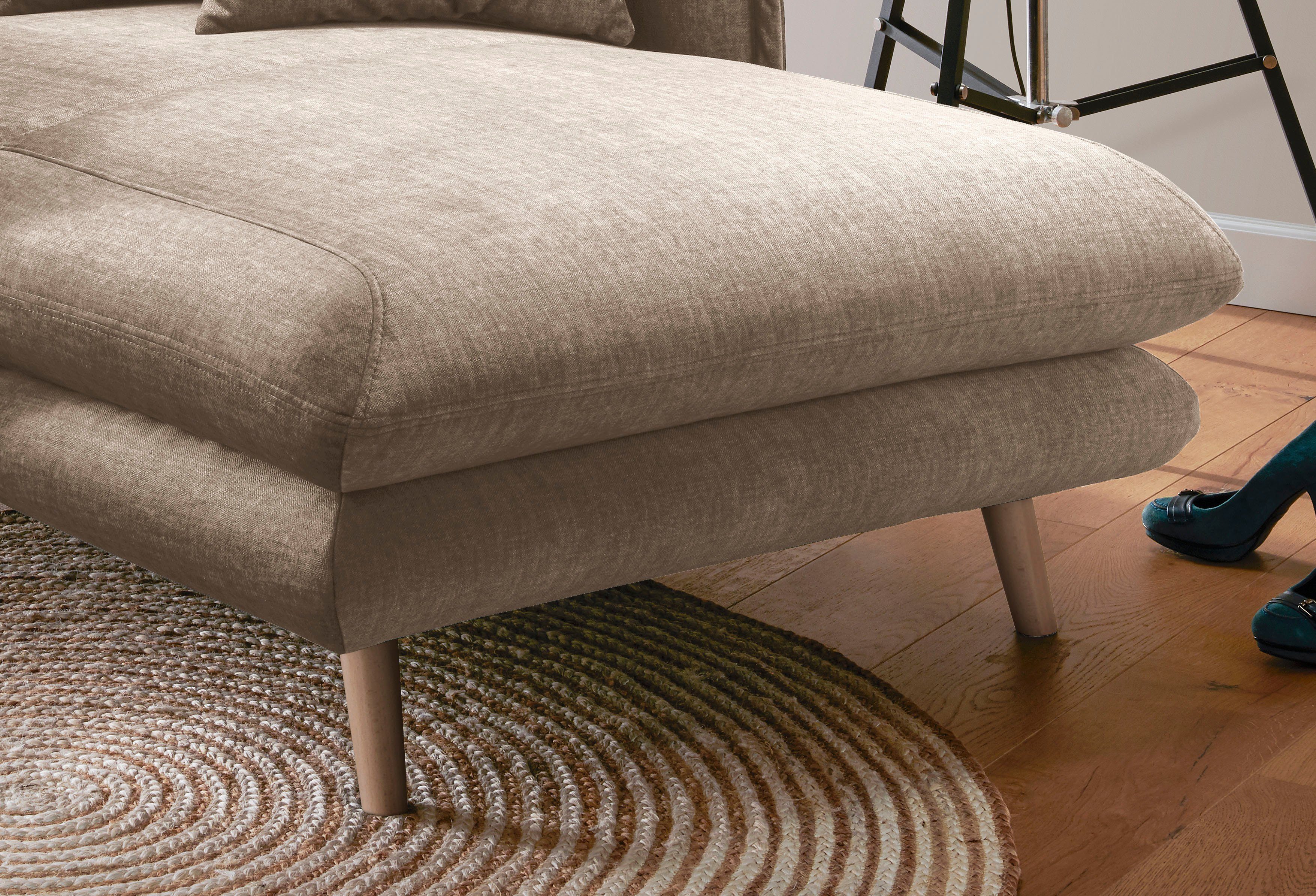 INOSIGN Loveseat LAZIO moderne fauteuil met een comfortabele bekleding, 2 stuks decoratieve sierkussens