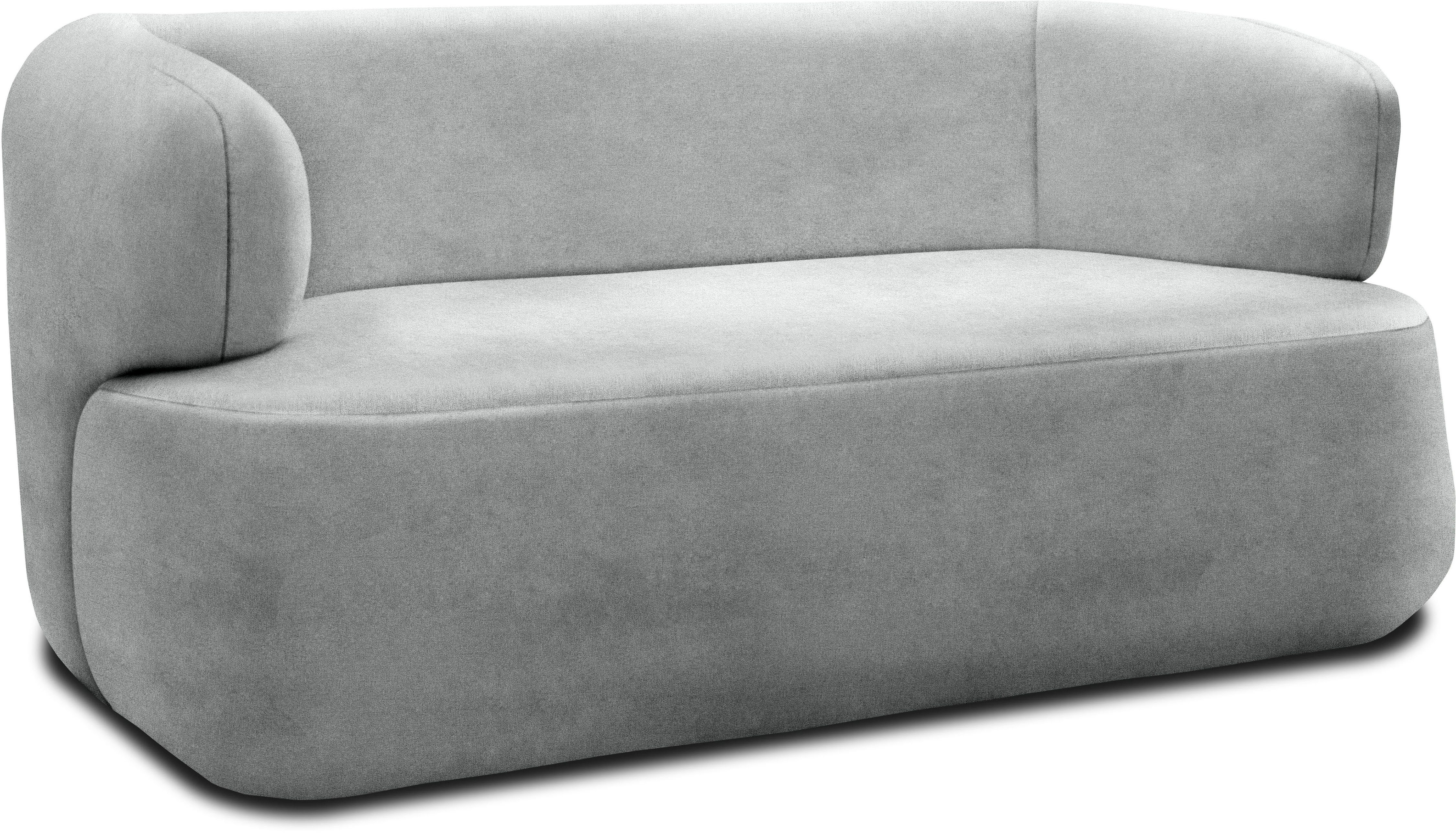 DOMO collection 2-zitsbank 800012 designbank, comfortabel en elegant, organische vormtaal