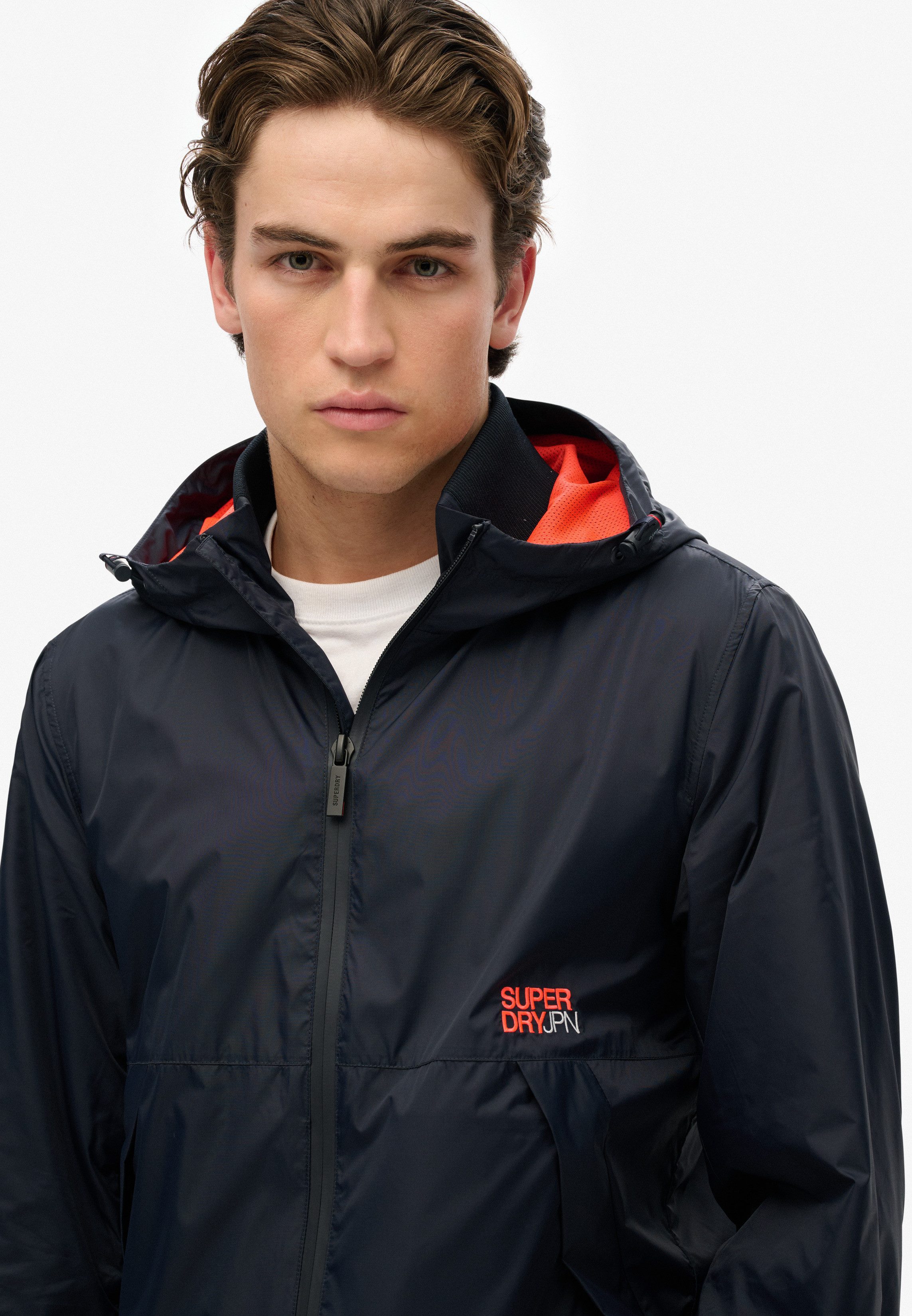 Superdry Outdoorjack HOODED LOGO WINDBREAKER JACKET