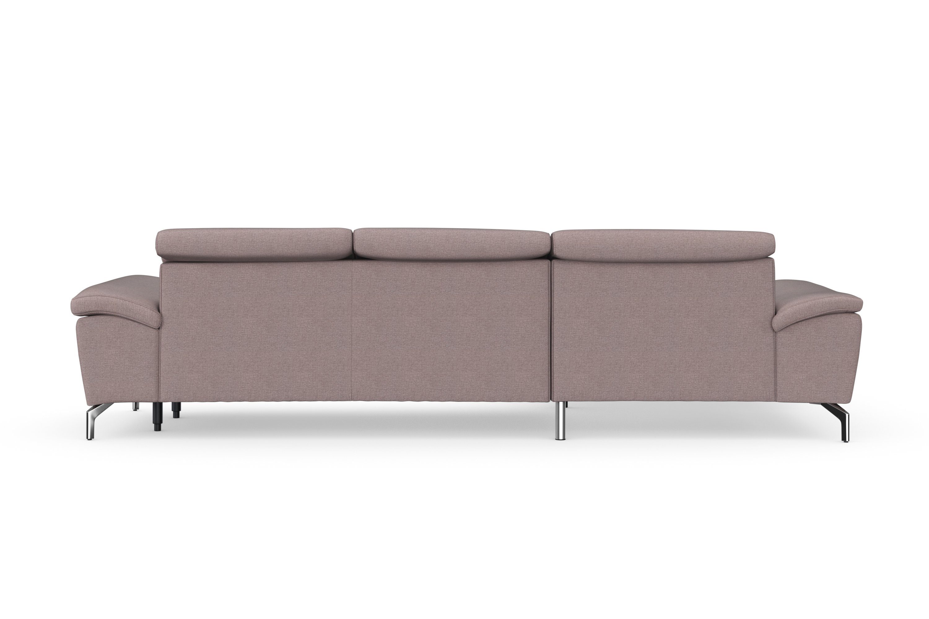 sit&more Hoekbank Cool L-vorm naar keuze met verstelbare hoofdsteun en uittrekzitting, motorisch