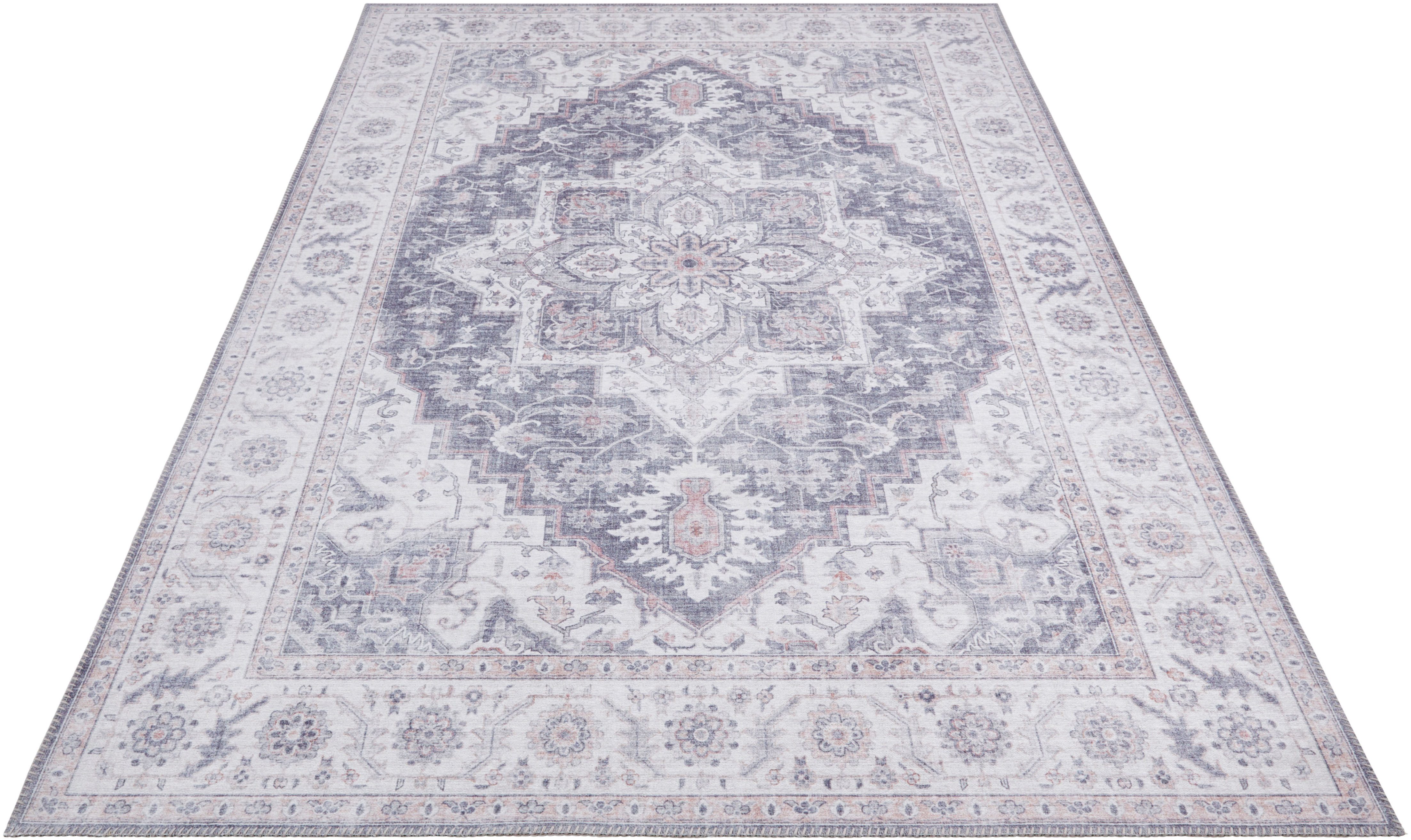 NOURISTAN Vloerkleed Anthea Oosters, loper, vintage, woonkamer, slaapkamer, eetkamer