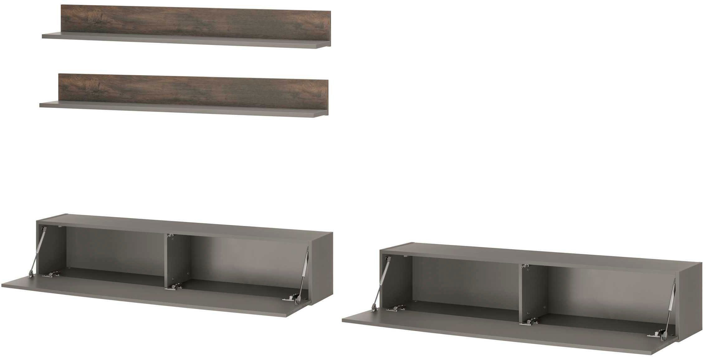 INOSIGN Kastenset Largo Kleppen met push-to-openfunctie (set, 4-delig)