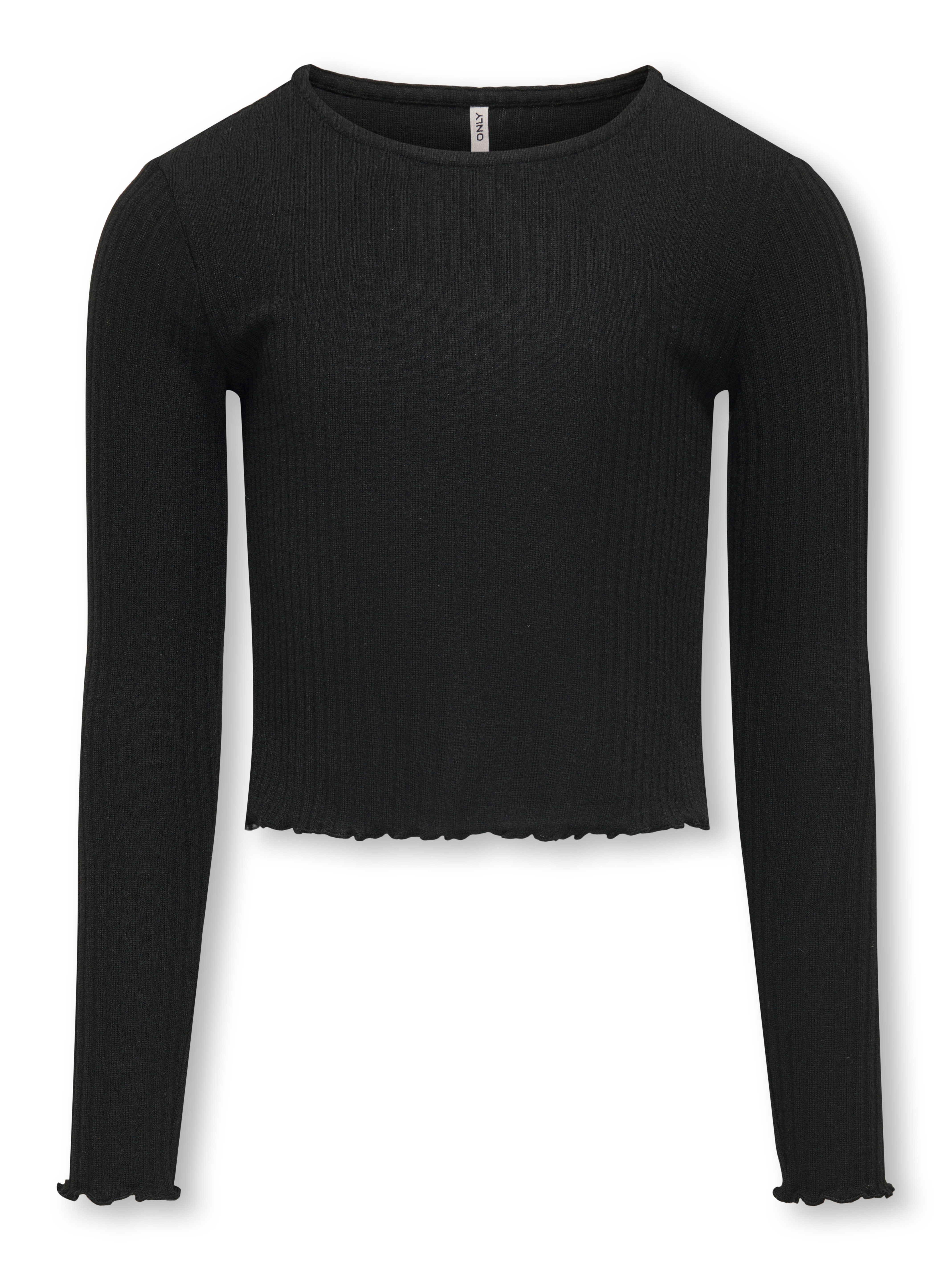 KIDS ONLY Shirt met ronde hals KOGNELLA L S O-NECK TOP JRS NOOS
