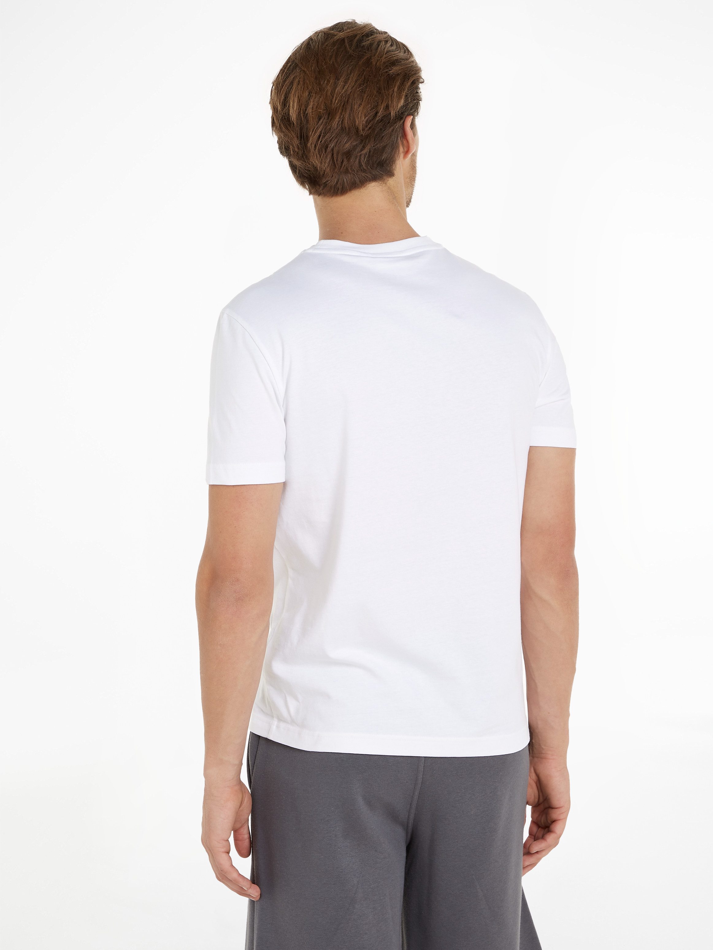 Calvin Klein T-shirt BRUSH LOGO T-SHIRT met een logo-opschrift