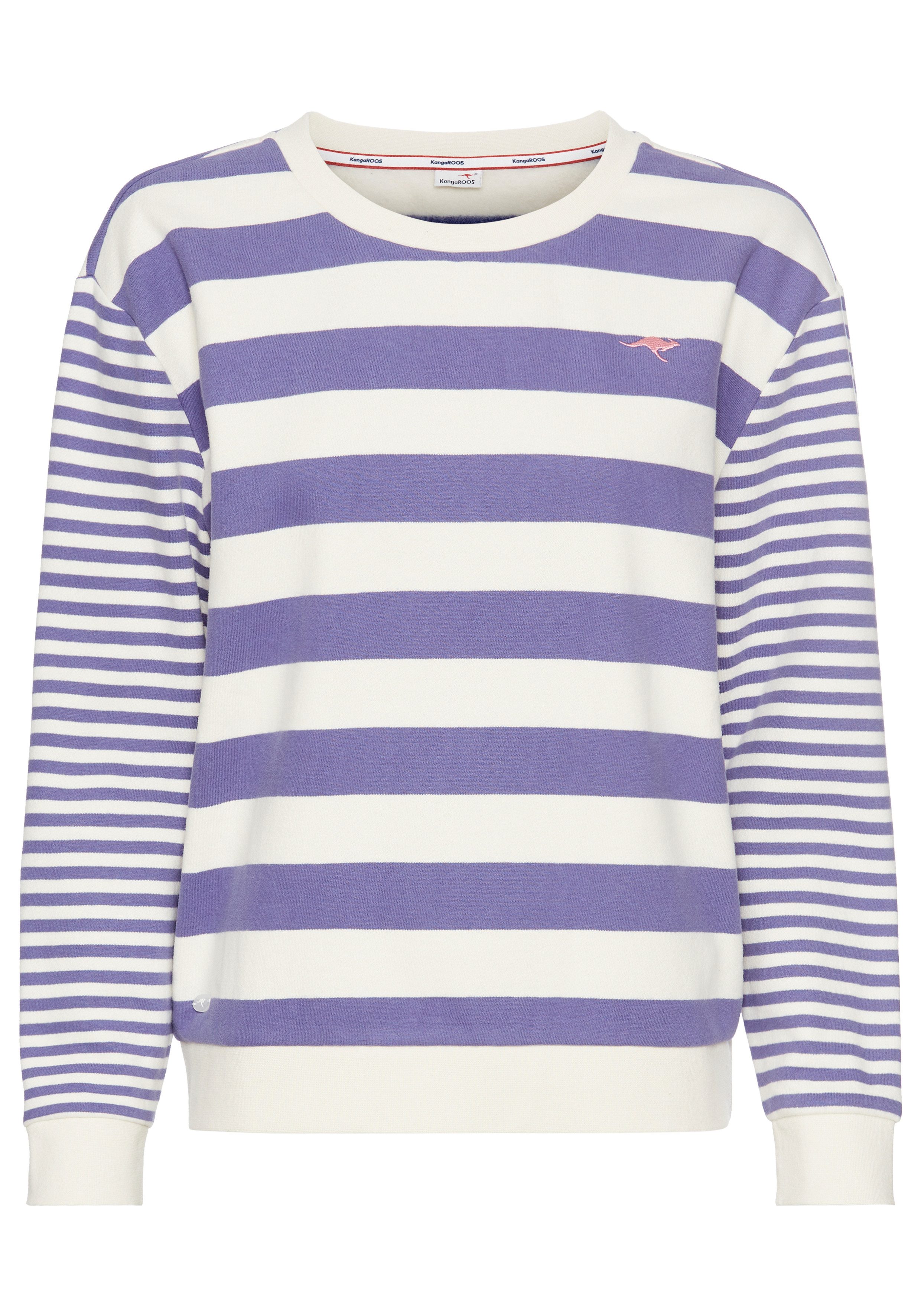 KangaROOS Sweatshirt in blokstrepen-design