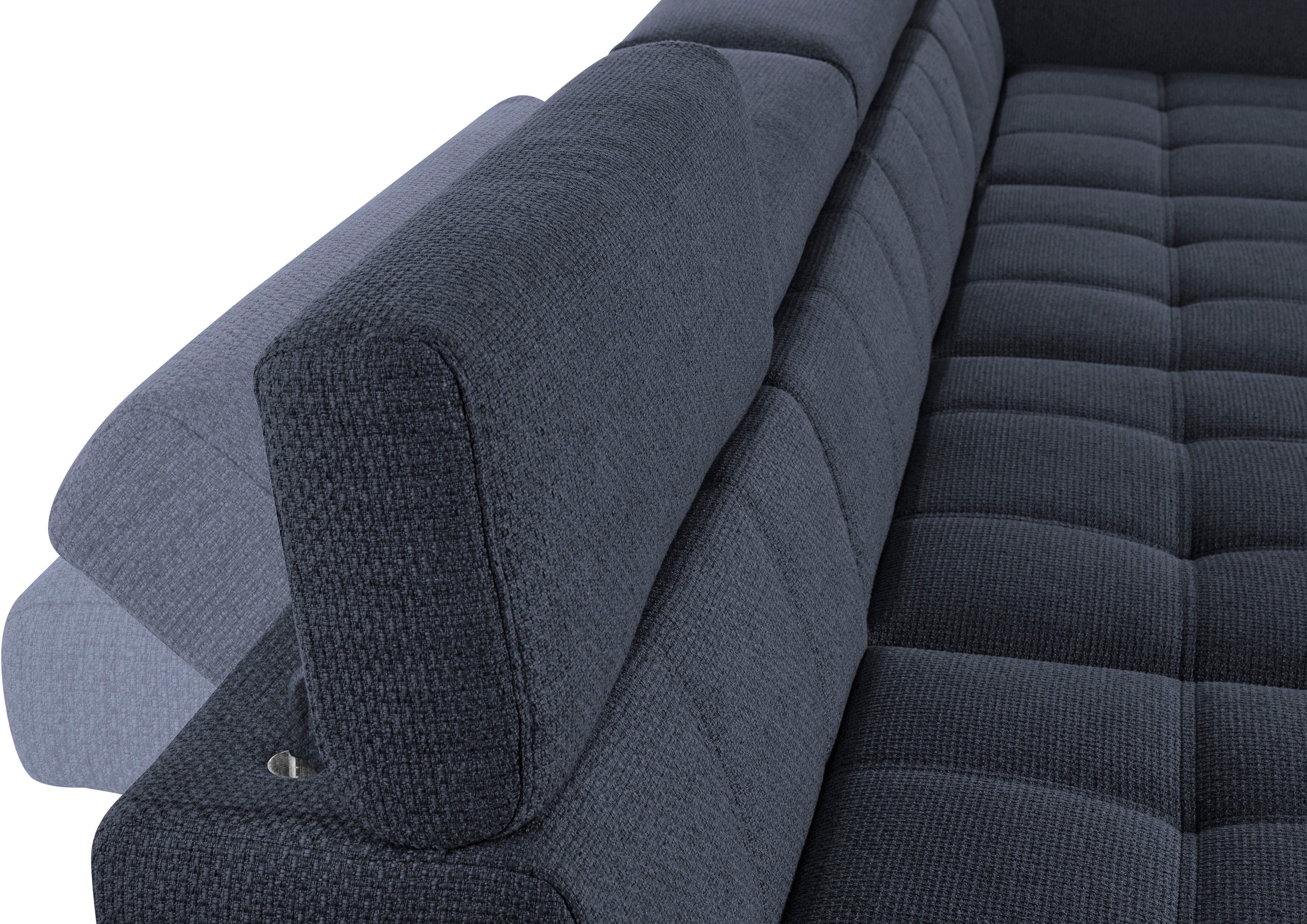 DOMO collection Zithoek Cunelli mooie zitnaden als designelement, stevige zitcomfort, U-vorm