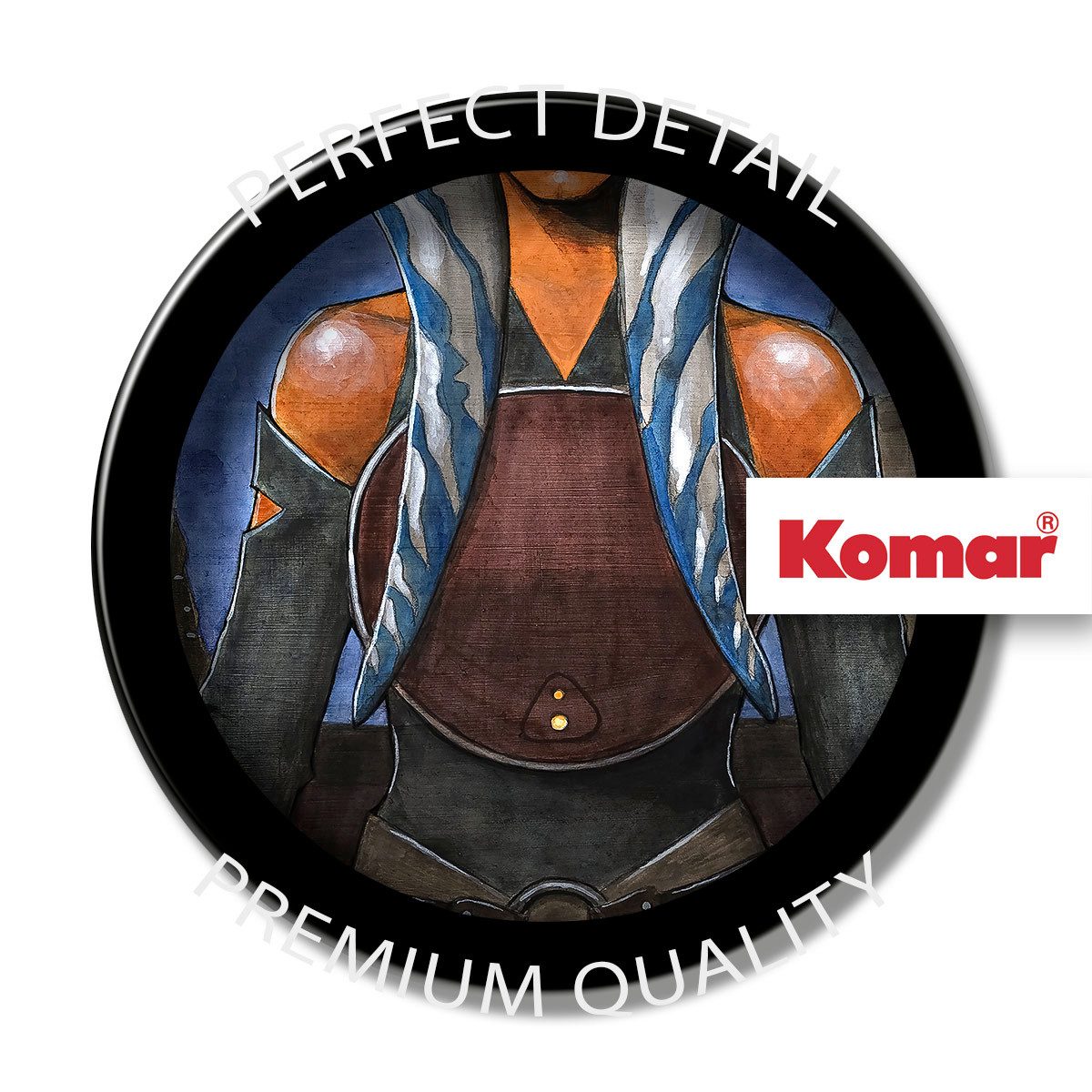 Komar Artprint Star Wars Ahsoka 40 x 60 cm (breedte x hoogte) - kinderkamer, decoratie (1 stuk)