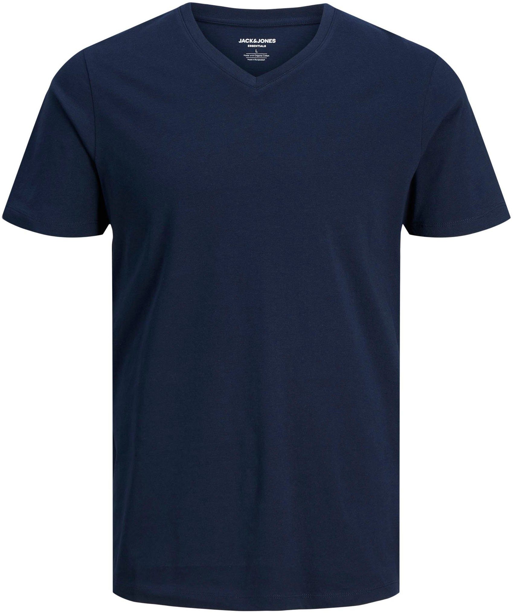 Jack & Jones Shirt met V-hals JJEORGANIC BASIC TEE