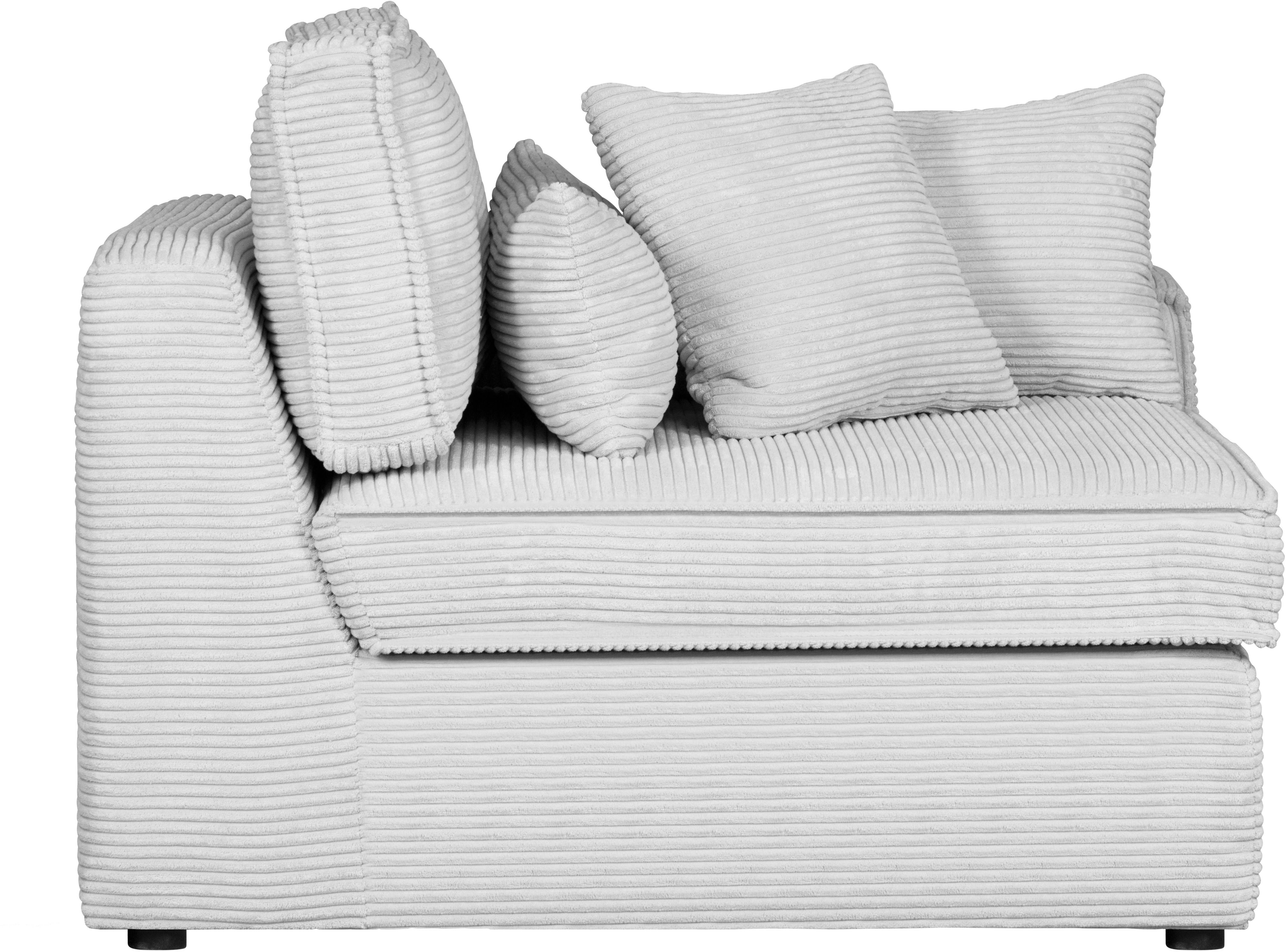 RAUM.ID Sofaelement Florid als deel van een modulaire bank, stevig zitcomfort, ook in cord