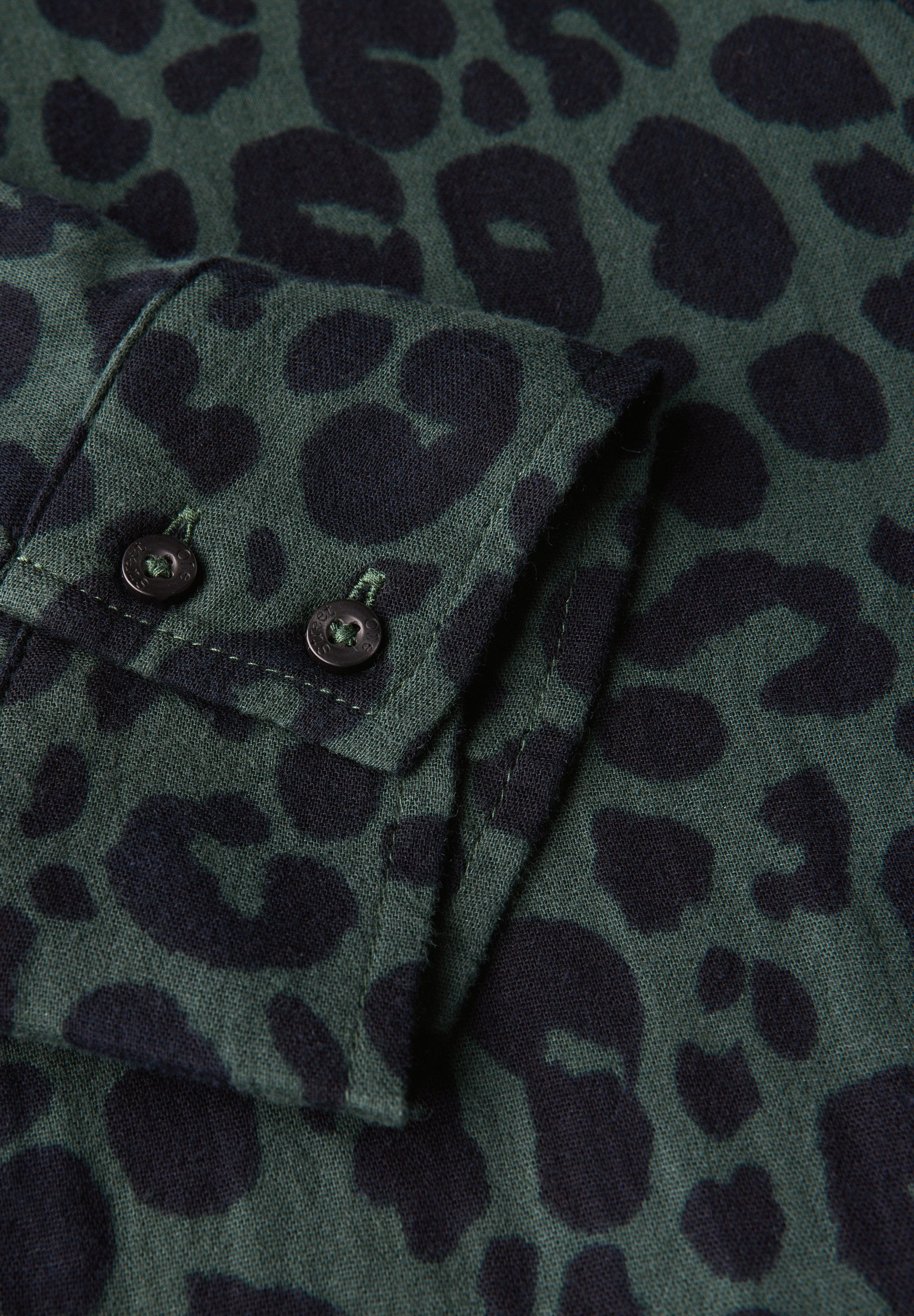 STREET ONE Midi-jurk met motief in mousseline-stijl