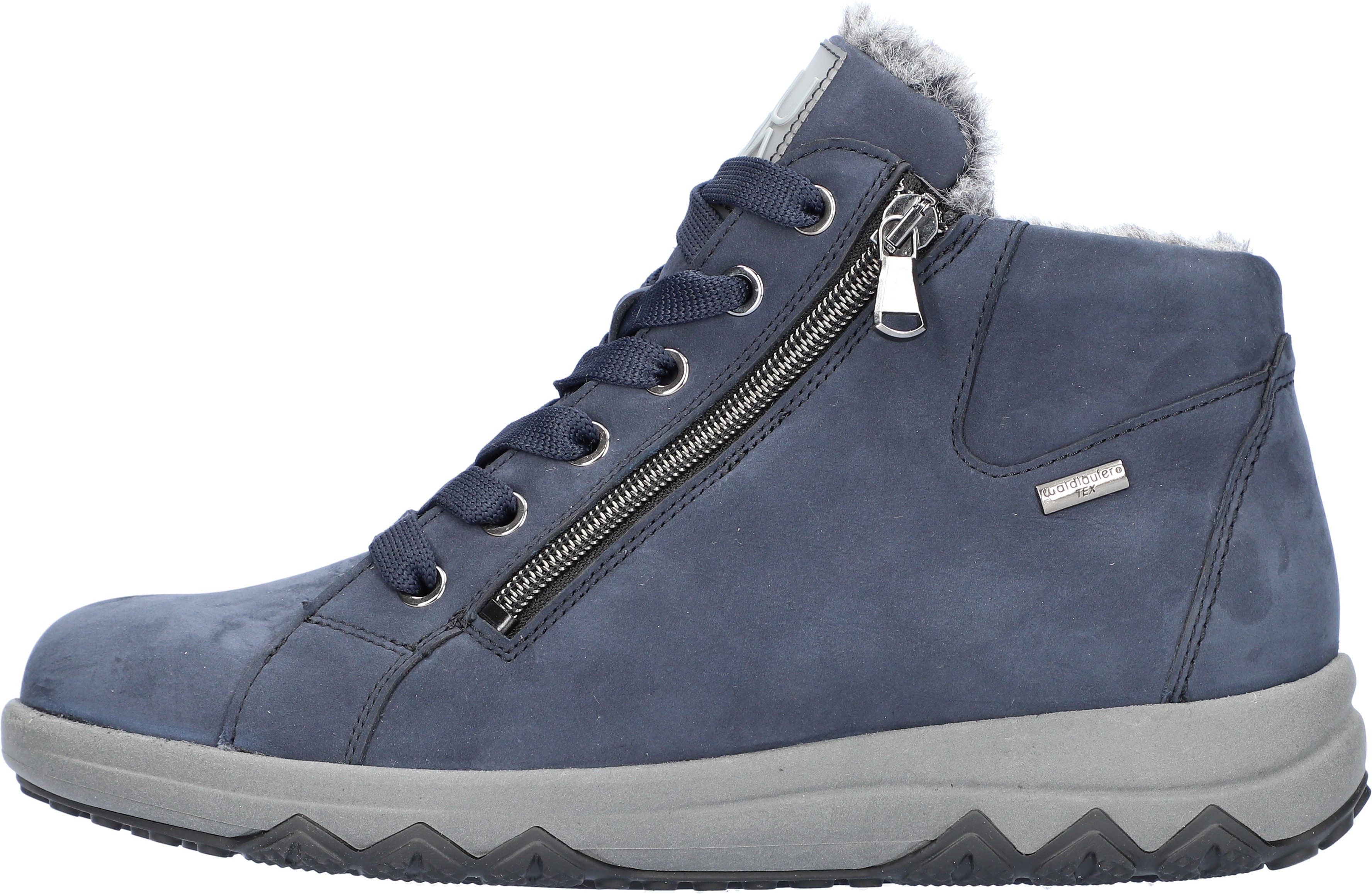 Waldläufer Winterlaarzen H-TERESA , veterschoenen, met rits aan beide zijden, in comfortabele breedte g