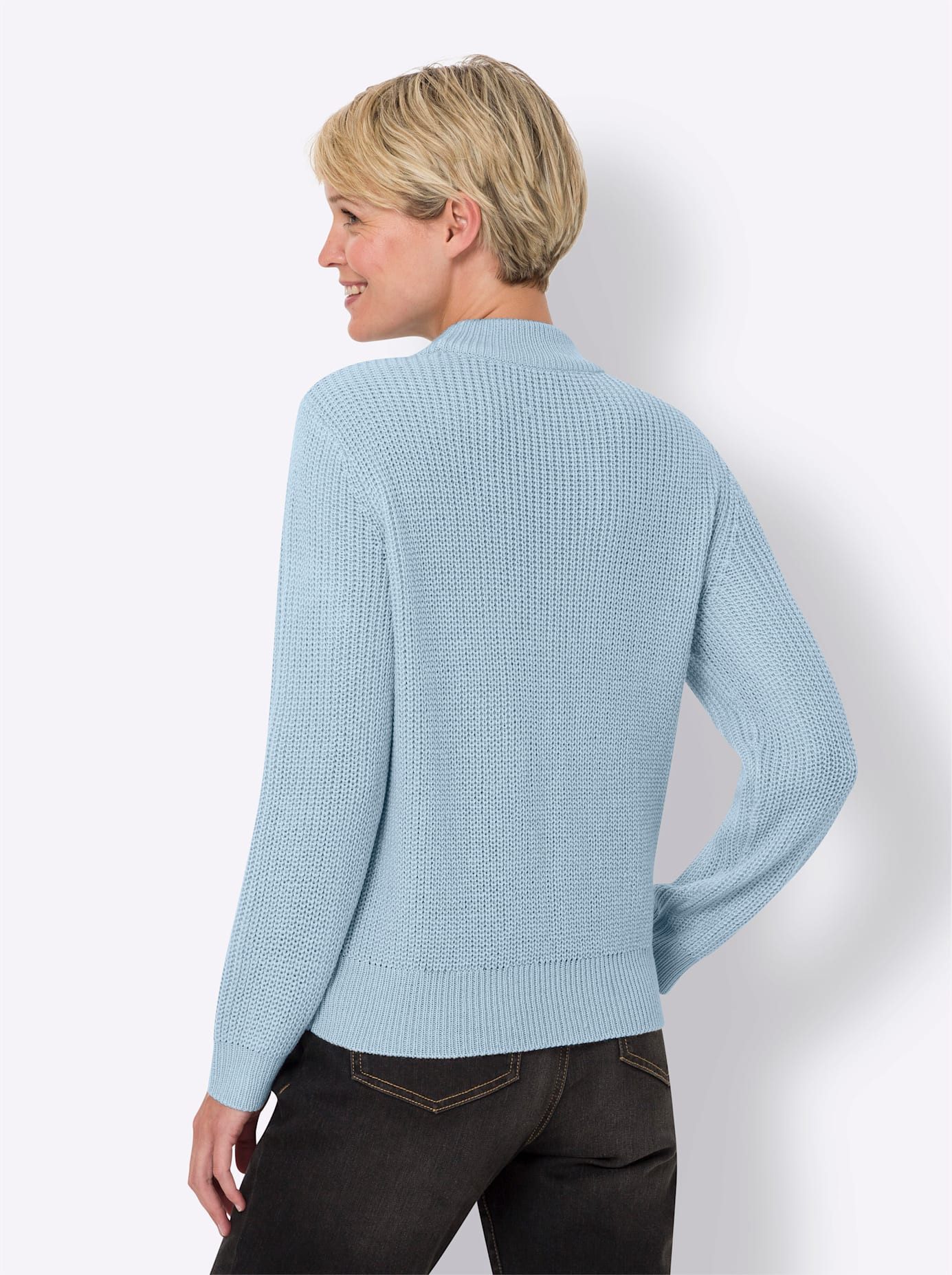 Classic Basics Trui met staande kraag Trui met lange mouwen