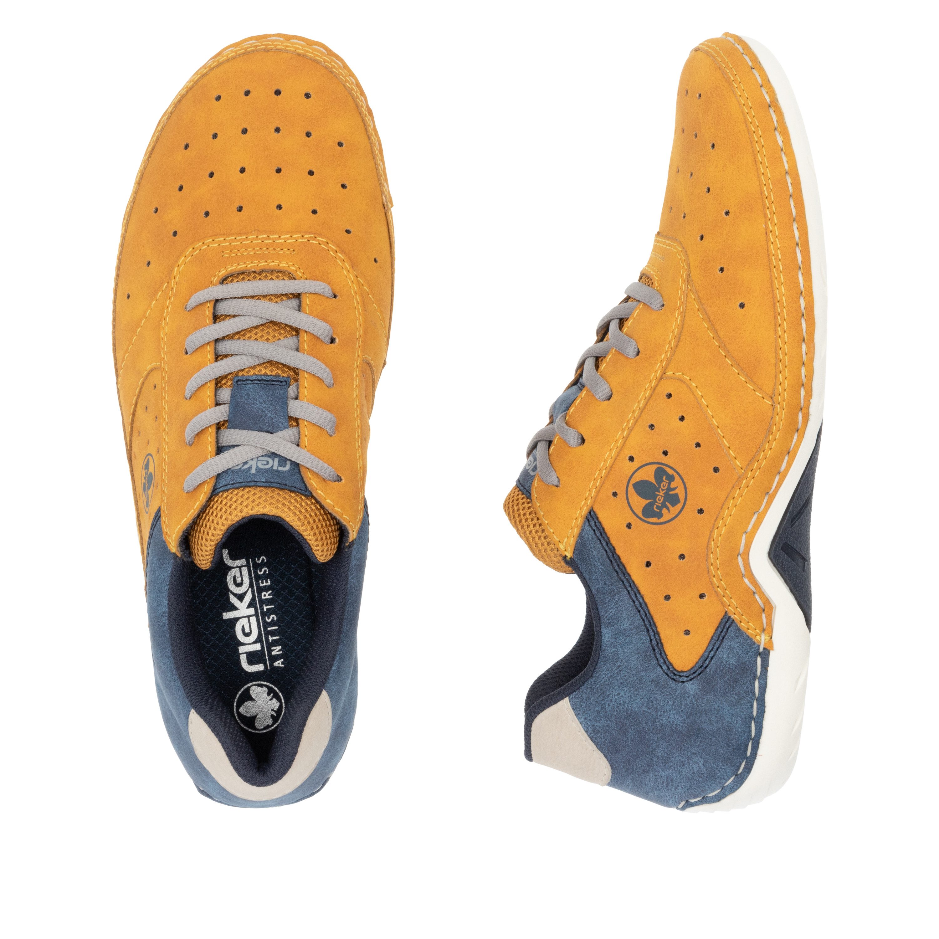 Rieker Sneakers , veterschoen, lage schoen, vrijetijdsschoen met memosoft binnenzool