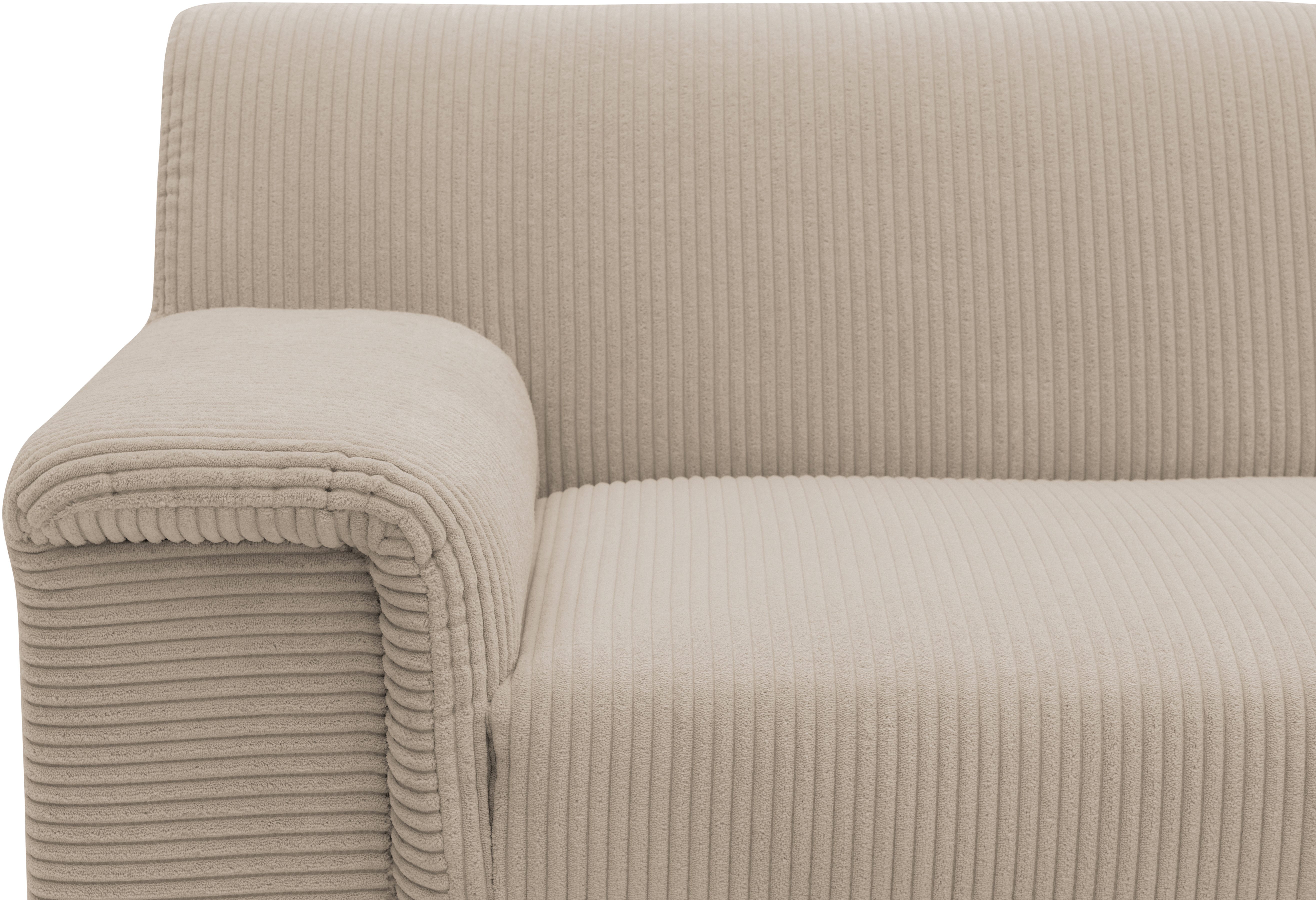 INOSIGN 2,5-zits Jamie 2 ook in Cord BxDxH: 19x/81x76 cm tijdloos, modern, met comfortabel verend systeem