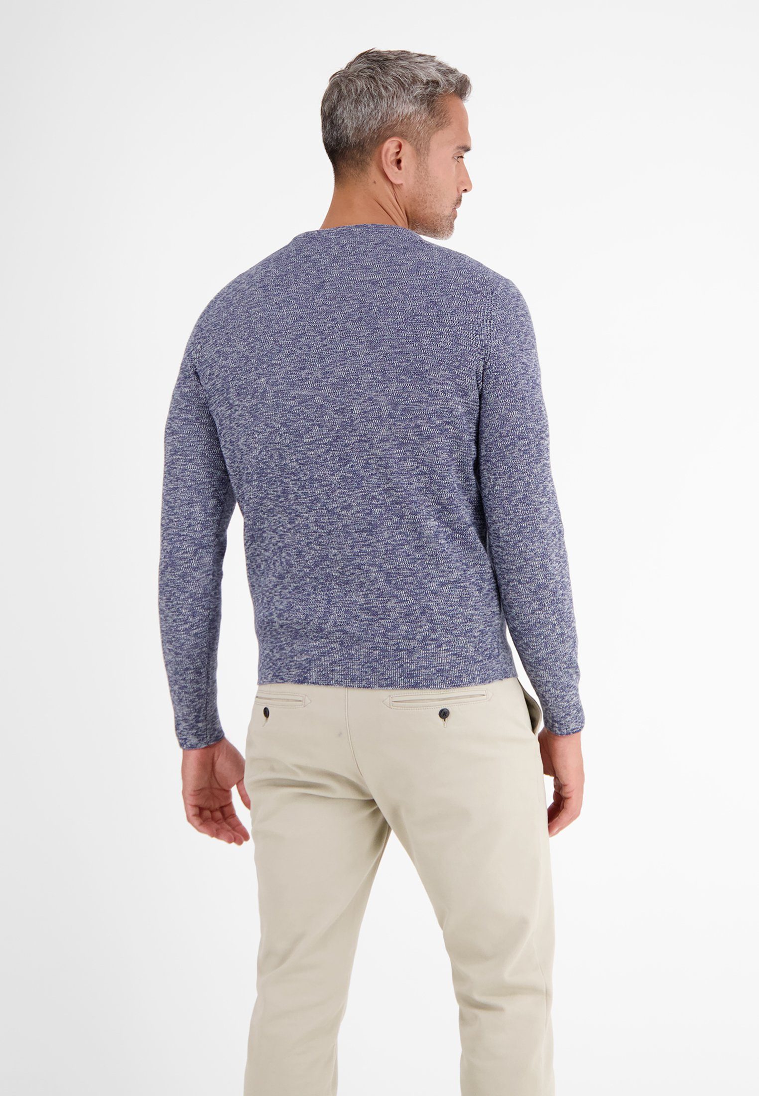 Lerros Gebreide trui LERROS crewneck gebreide pullover