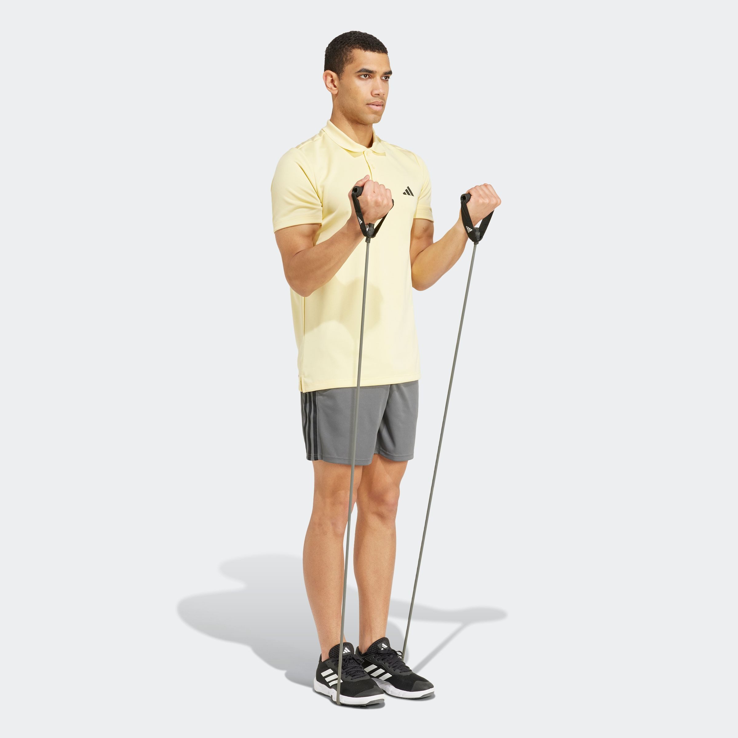 adidas Performance Short TRAIN ESSENTIALS PIQUÉ 3STREPEN TRAININGSSHORT (1-delig)
