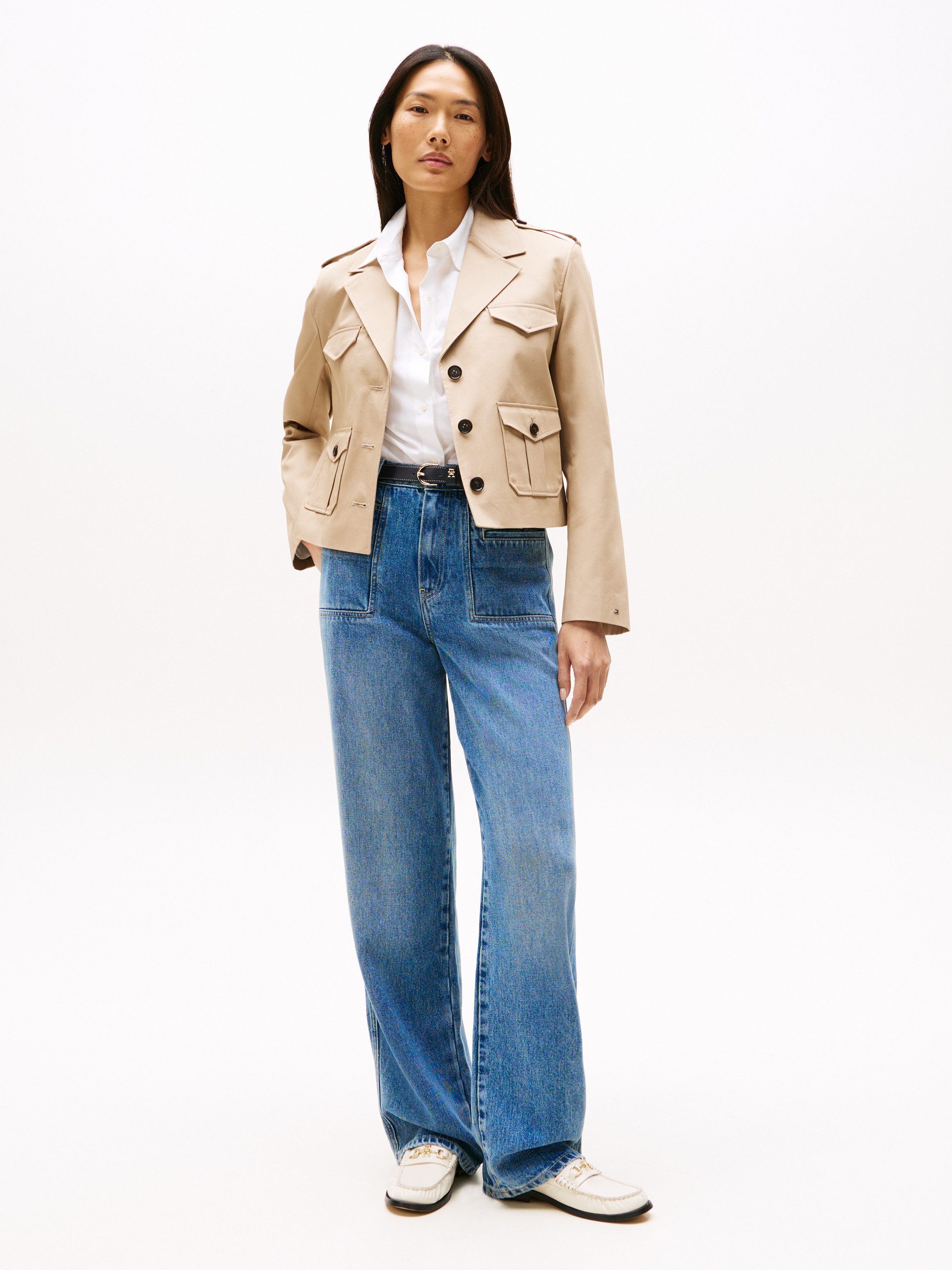 Tommy Hilfiger Korte blazer COTTON REGULAR LADY JACKET