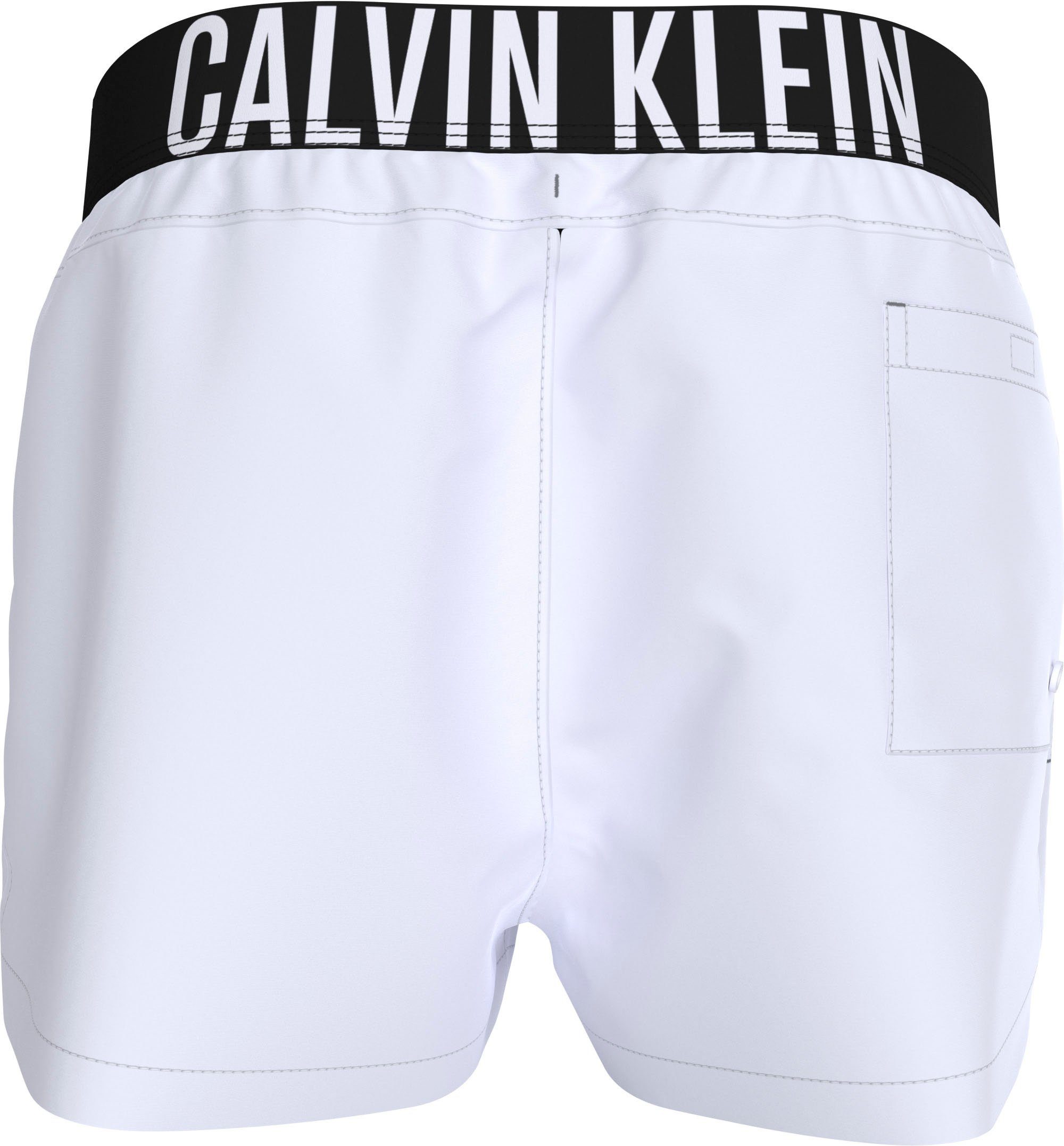 Calvin Klein Swimwear Zwemshort SHORT WB met logoband