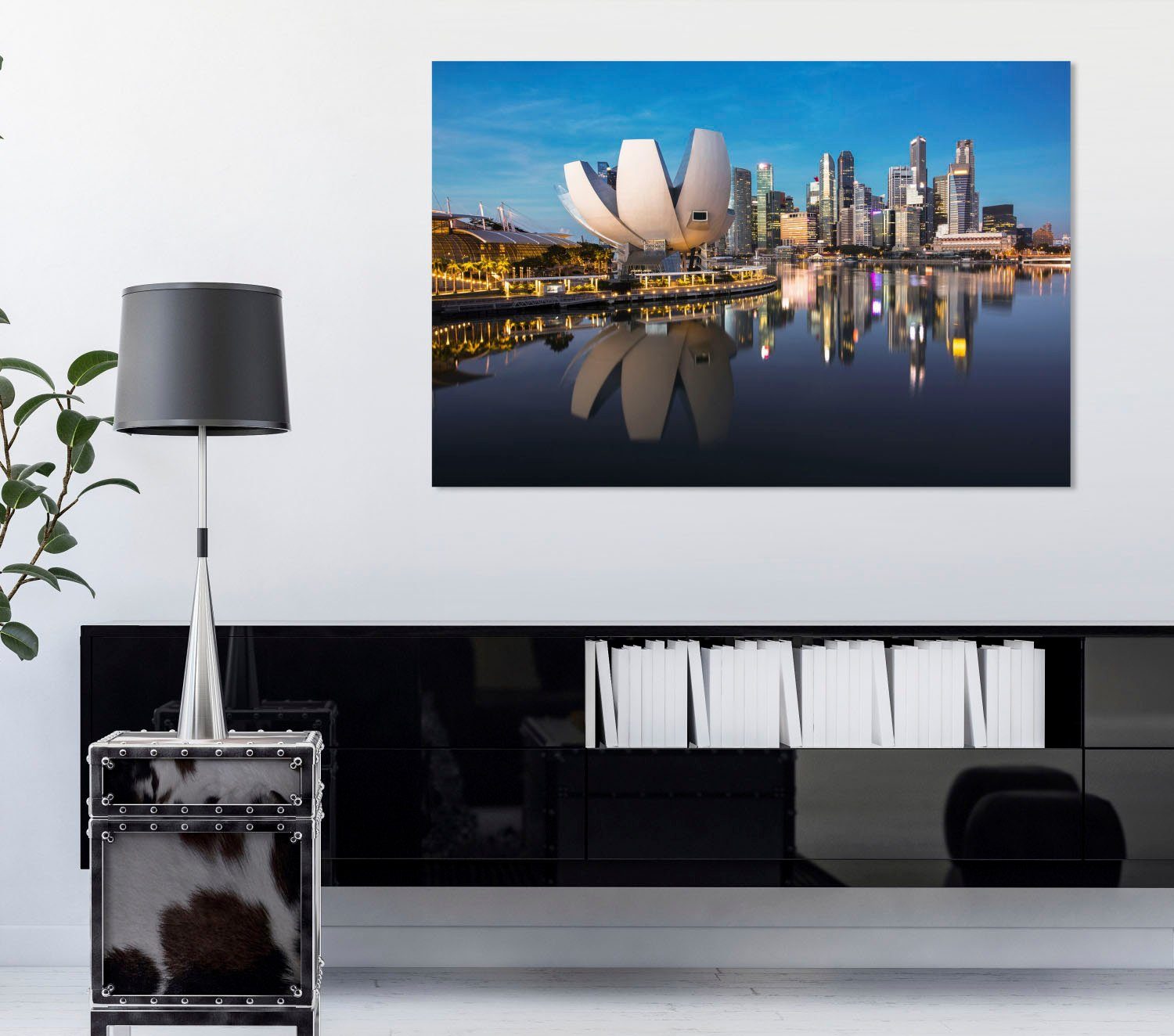 queence Artprint op acrylglas Aan het water Fine Art-print in galeriekwaliteit