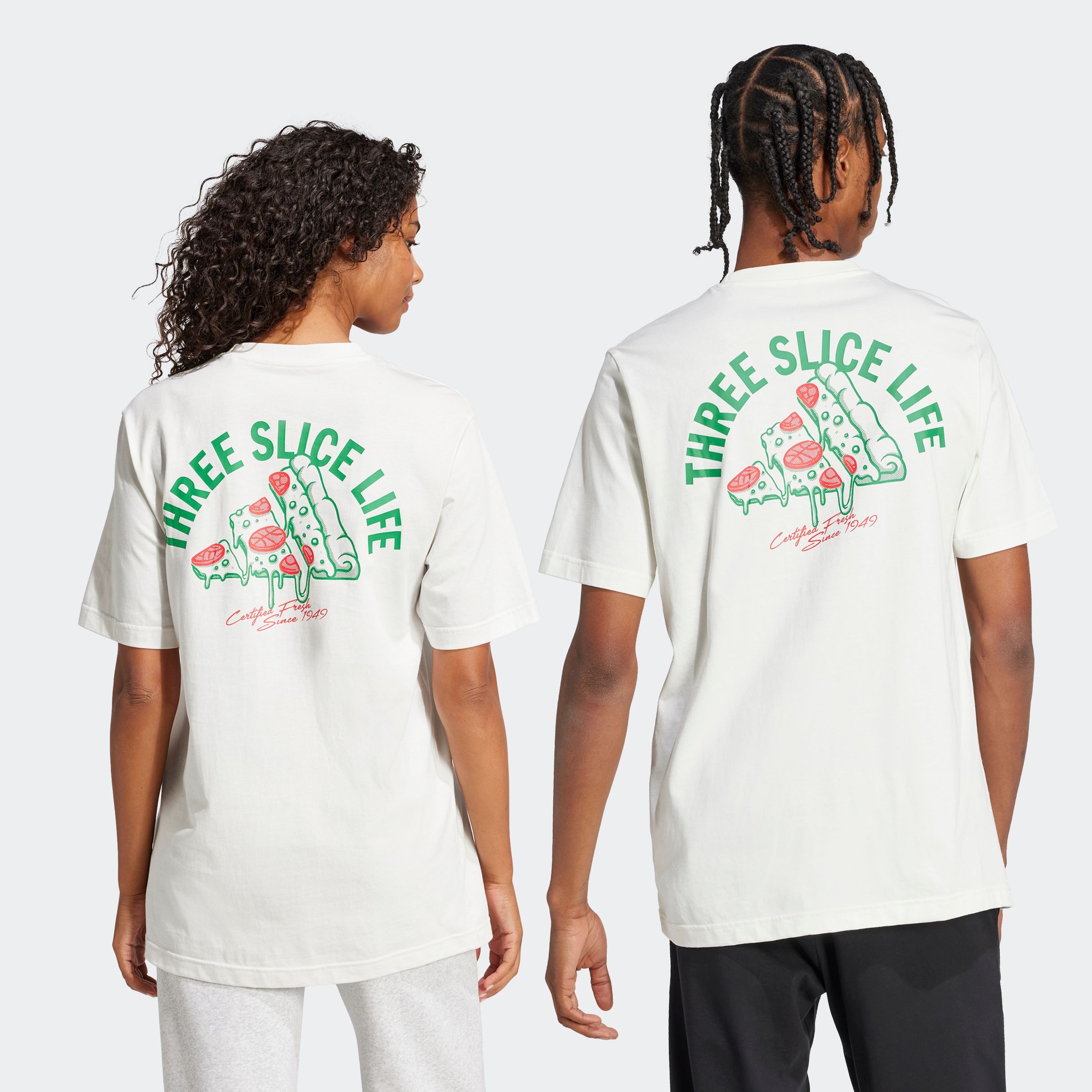 adidas Sportswear T-shirt M L PIZZA TEE