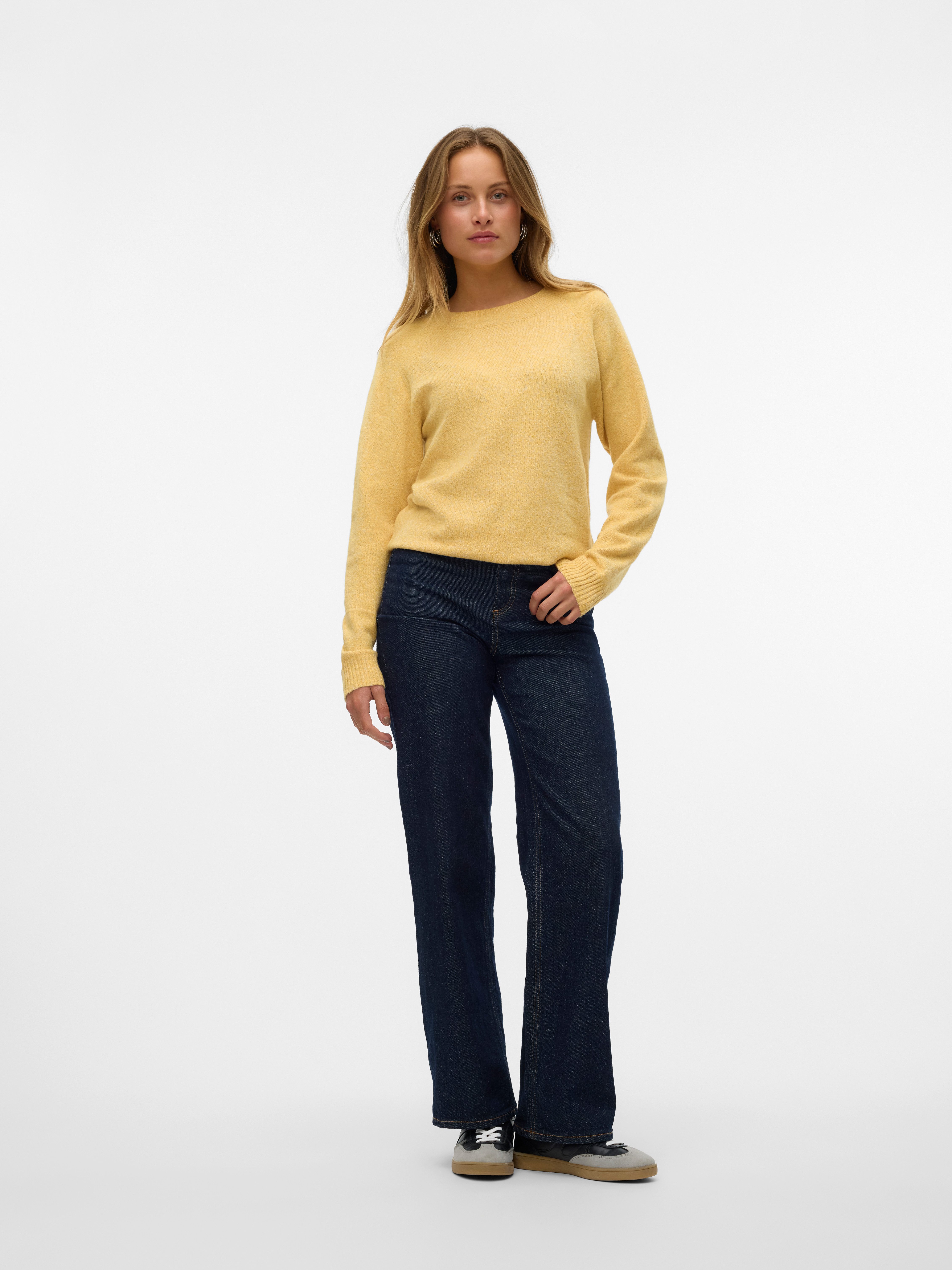 Vero Moda Trui met ronde hals VMDOFFY LS O-NECK BLOUSE GA NOOS
