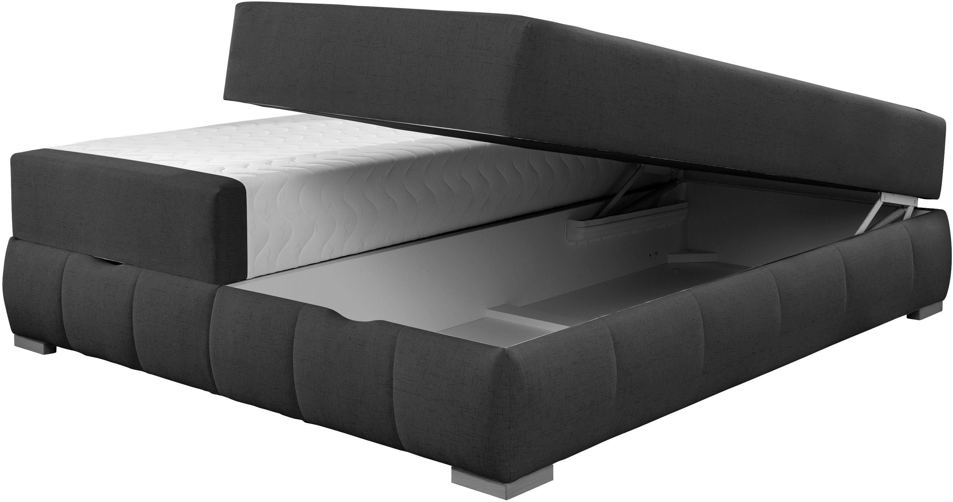Guido Maria Kretschmer Home&Living Boxspring Wehma zonder hoofdbord, inclusief matrastopper en bedlade