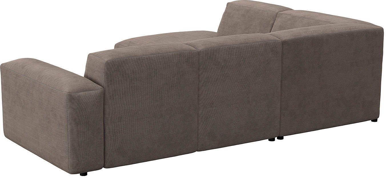 FLEXLUX Hoekbank Lucera, super comfortabel door hoogwaardige zitconstructie met koudschuim