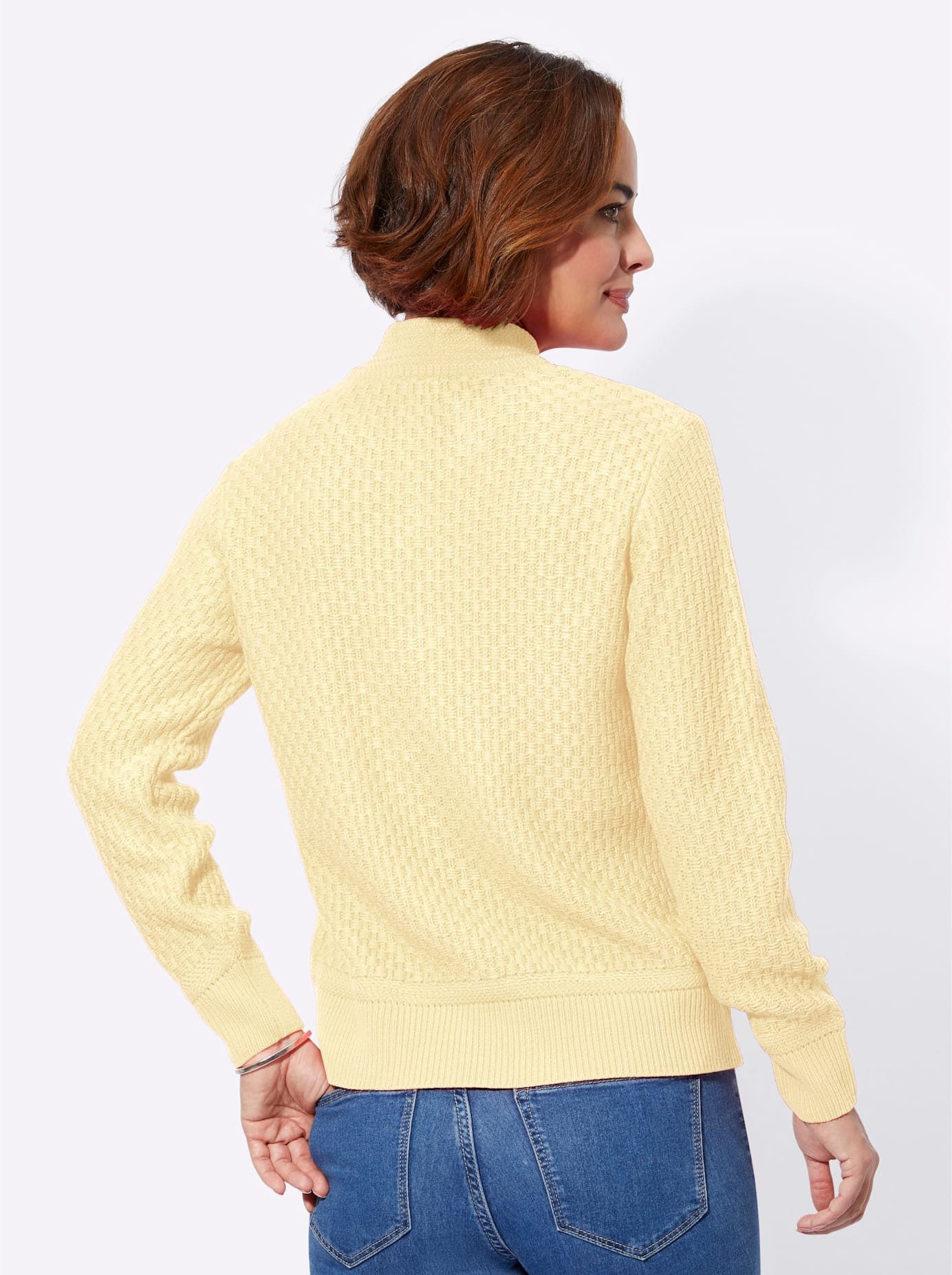 Classic Basics Trui met staande kraag Trui