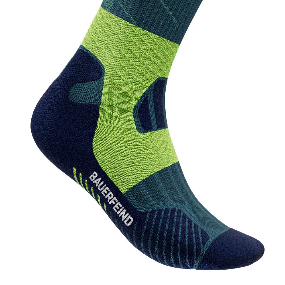 Bauerfeind Compressiekousen Trail Run Mid Cut Socks, Women