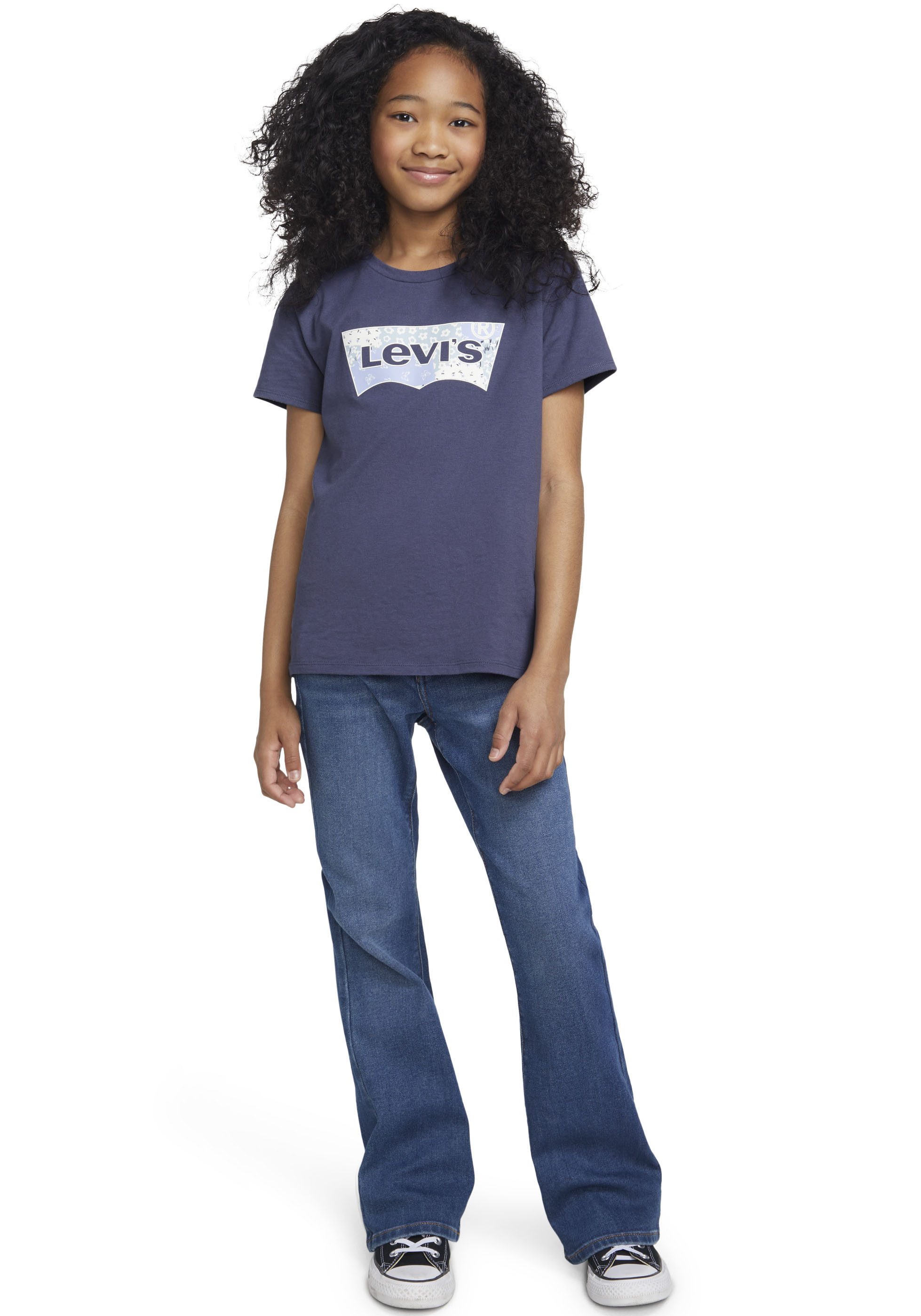 Levi's Kidswear Shirt met print LVG SS BANDANA BATWING TEE