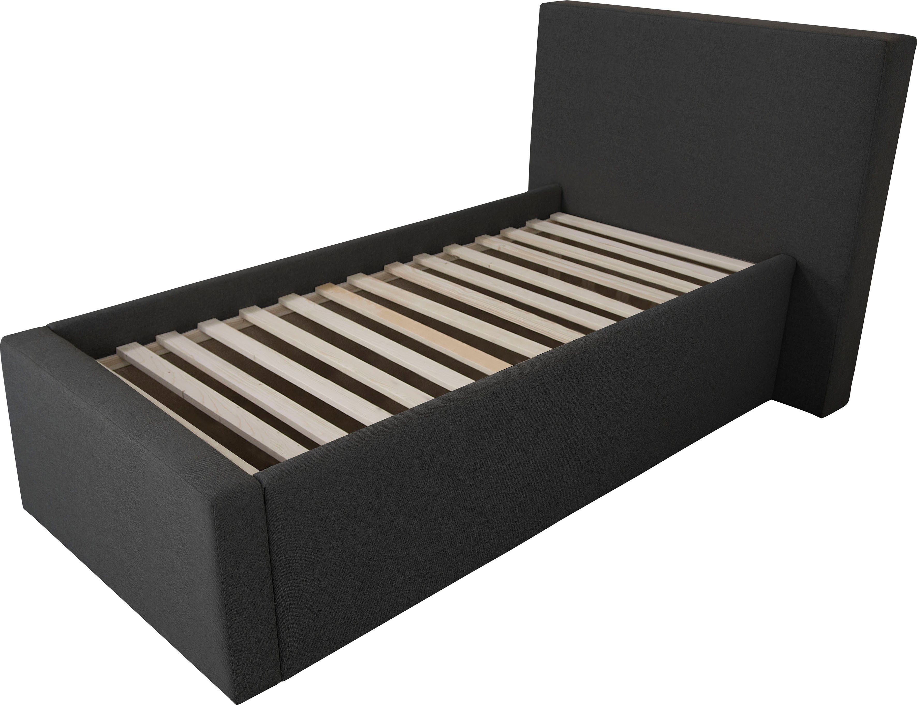 INOSIGN Gestoffeerd bed DALINA rechtlijnig hoofdbord, in 5 breedten, ook in 220 cm lengte