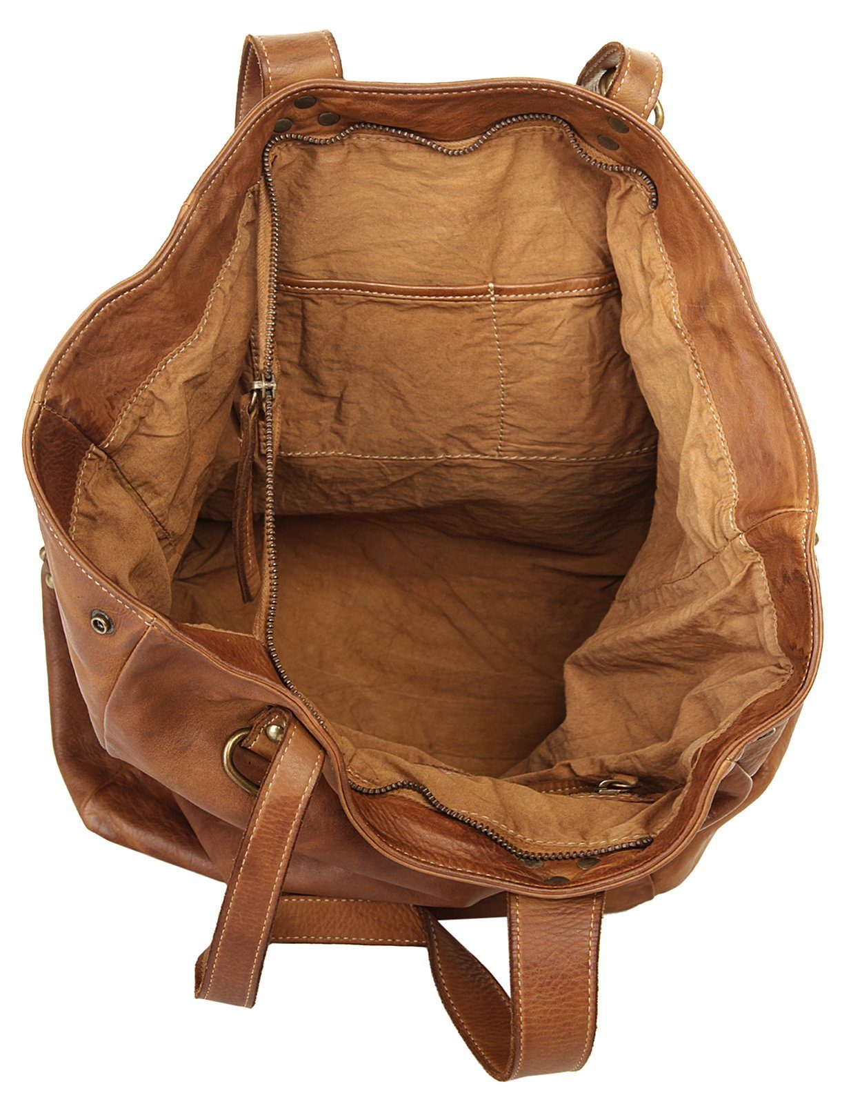 Samantha Look Shopper echt leer, made in italy