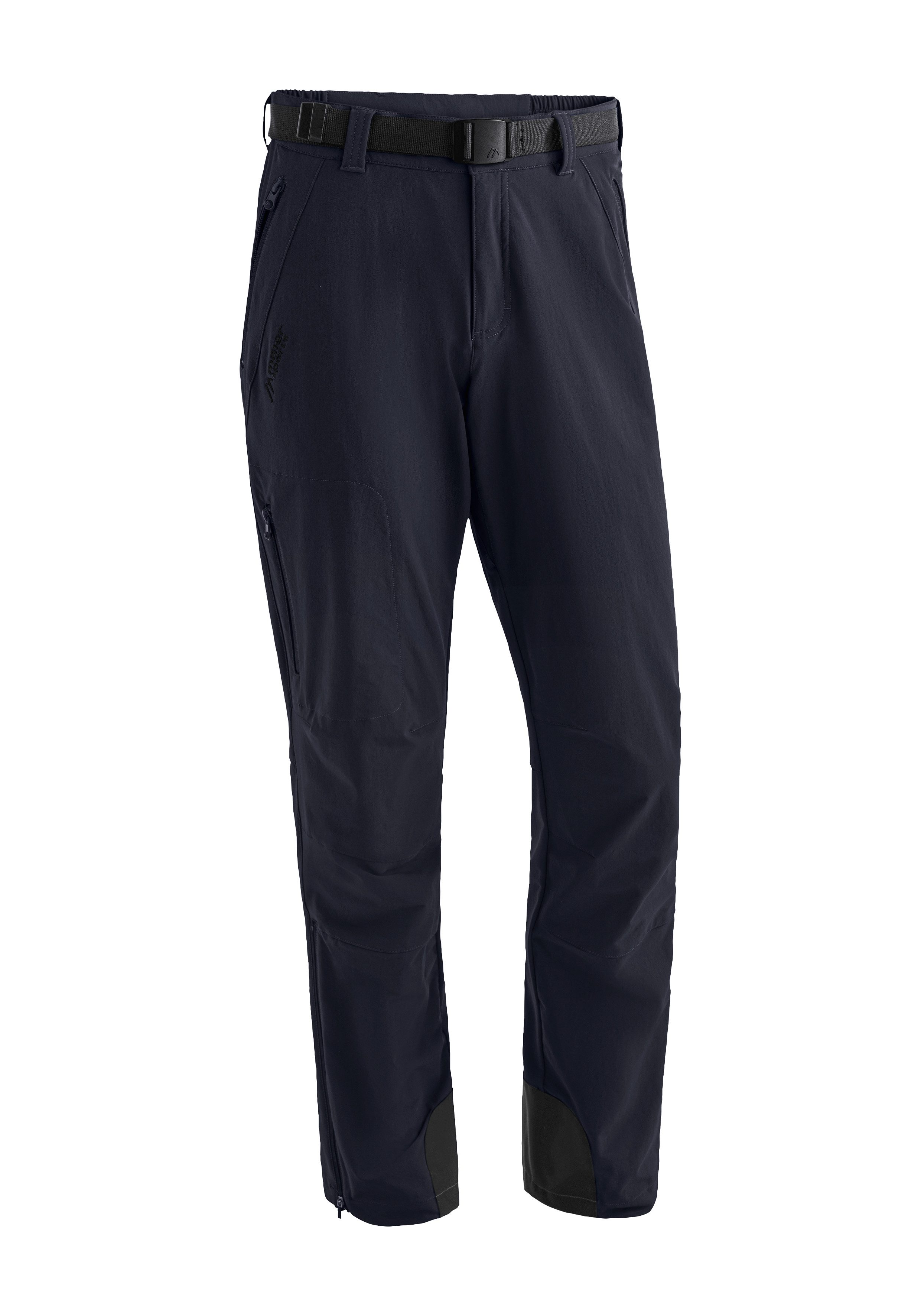 Maier Sports Functionele broek Naturno Heren outdoorbroek, robuuste trekkingbroek, 3 zakken en riem