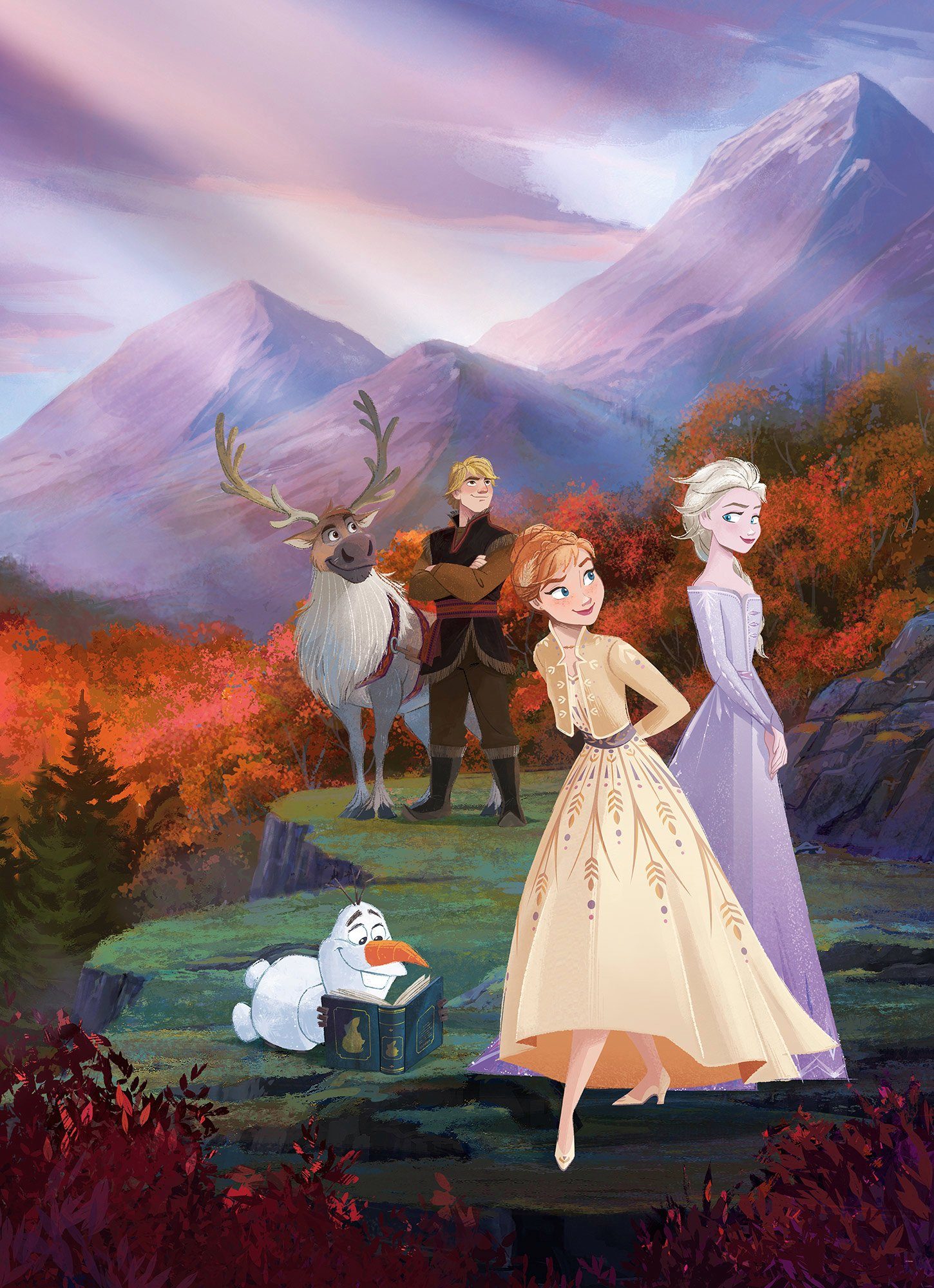Komar Fotobehang Frozen Spring is Coming - Afmeting 184 x 254 cm (set)