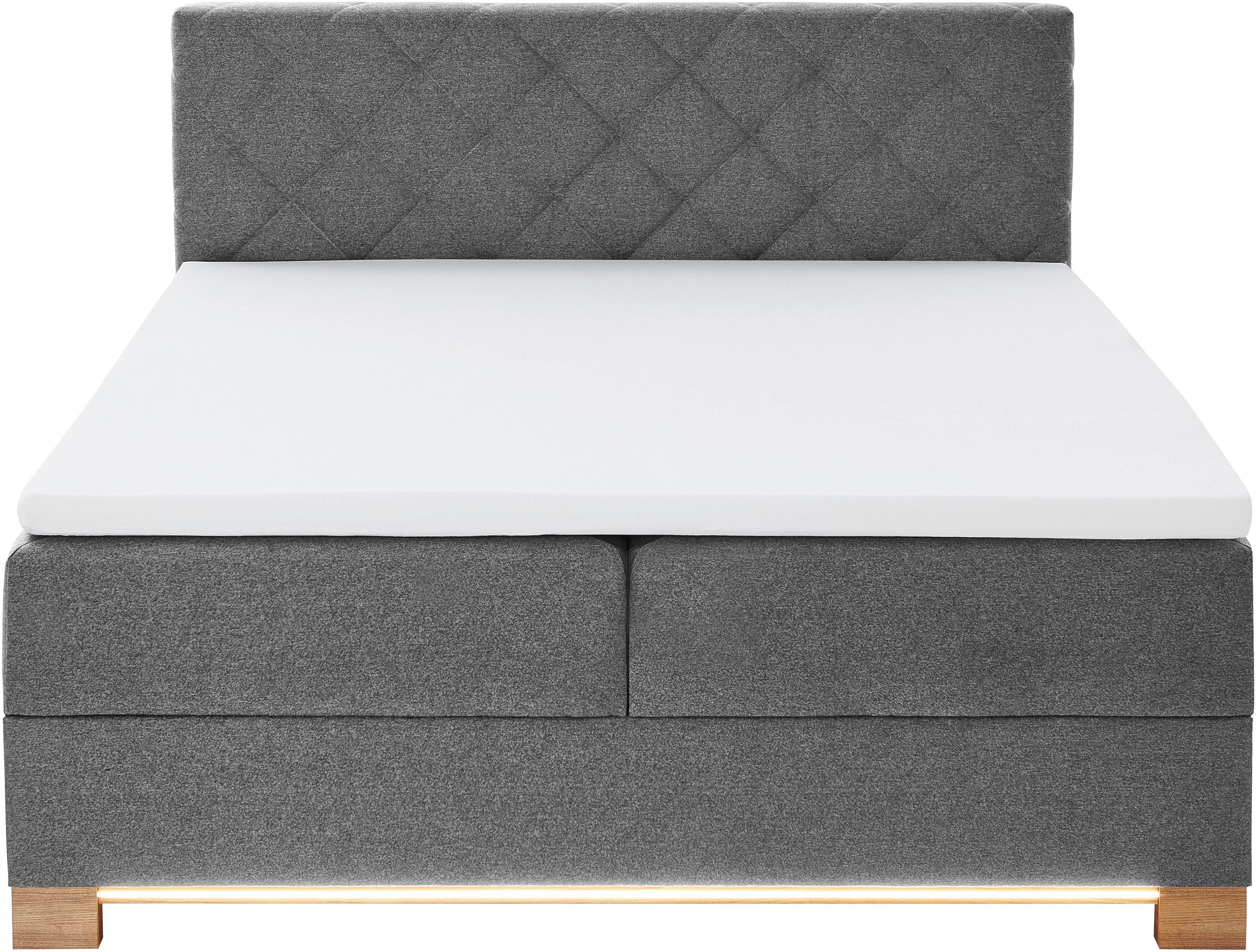 meise.möbel Boxspring Messina met bedkist, ledverlichting en topmatras